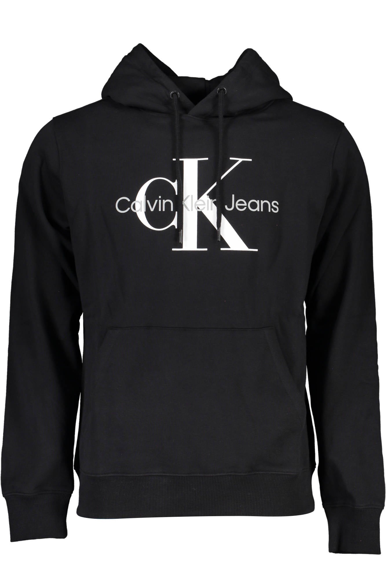 CALVIN KLEIN MENS BLACK ZIPLESS SWEATSHIRT