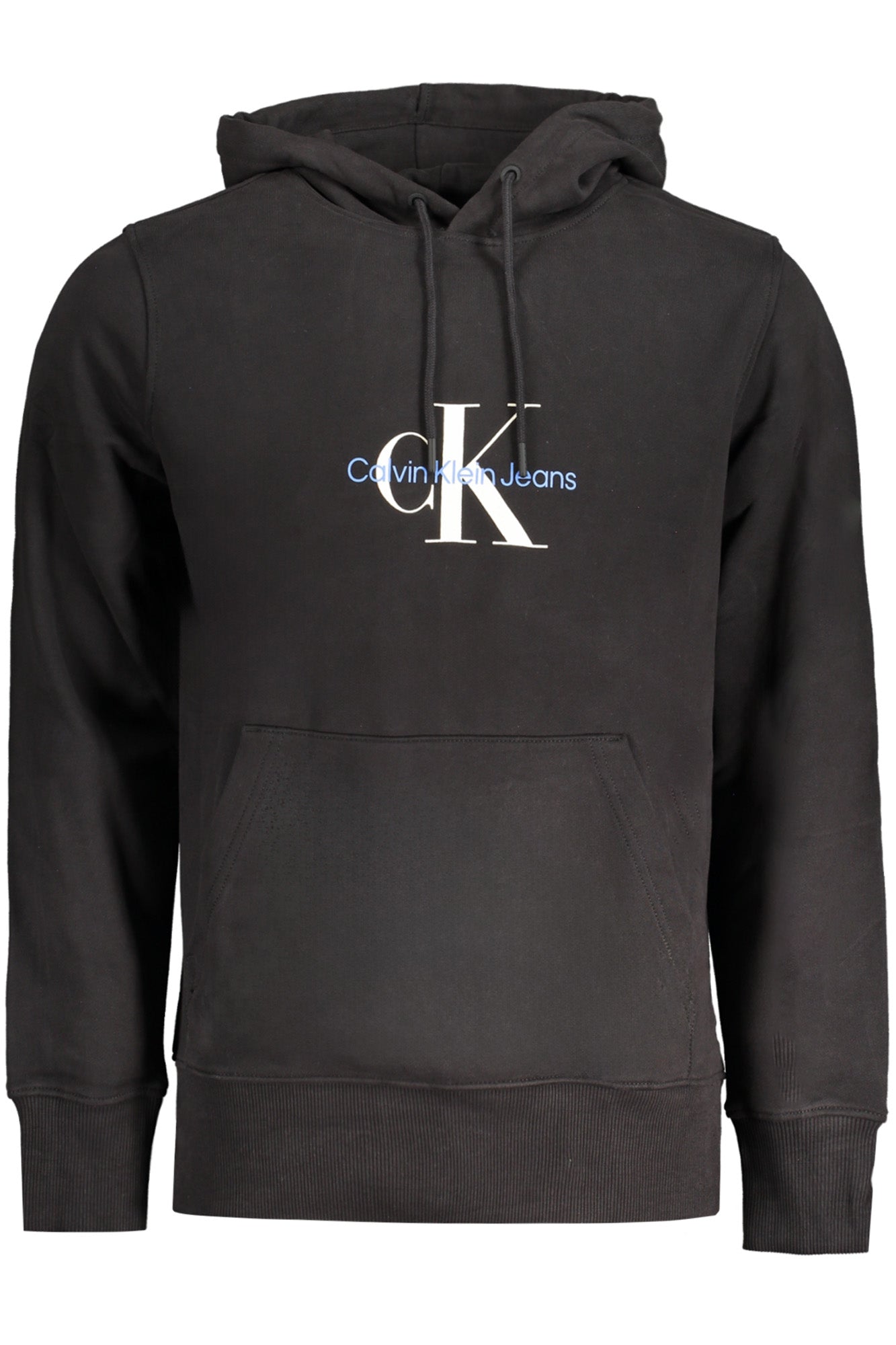 CALVIN KLEIN MENS BLACK ZIP-UP SWEATSHIRT