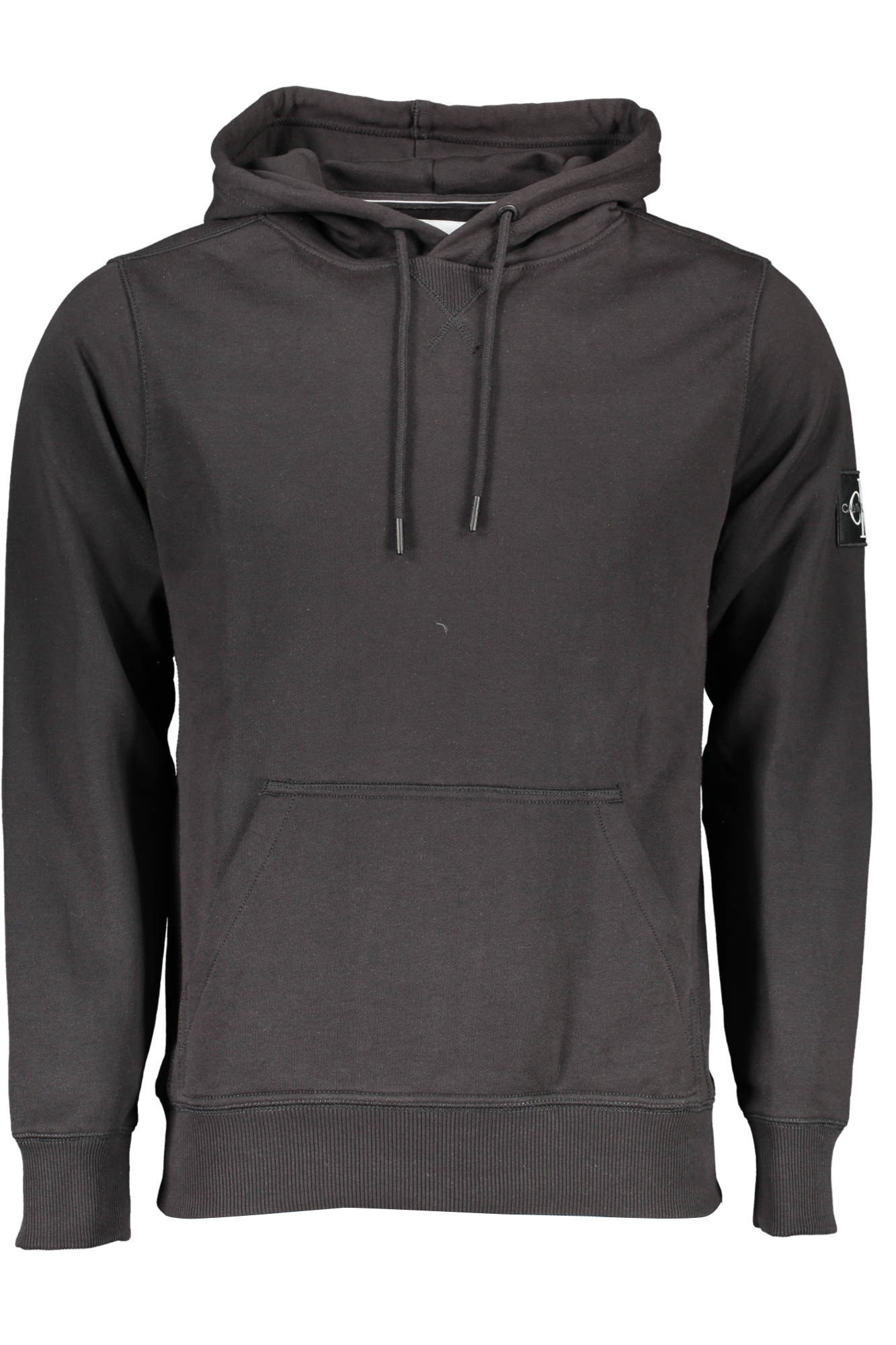 CALVIN KLEIN MENS BLACK ZIP-UP SWEATSHIRT