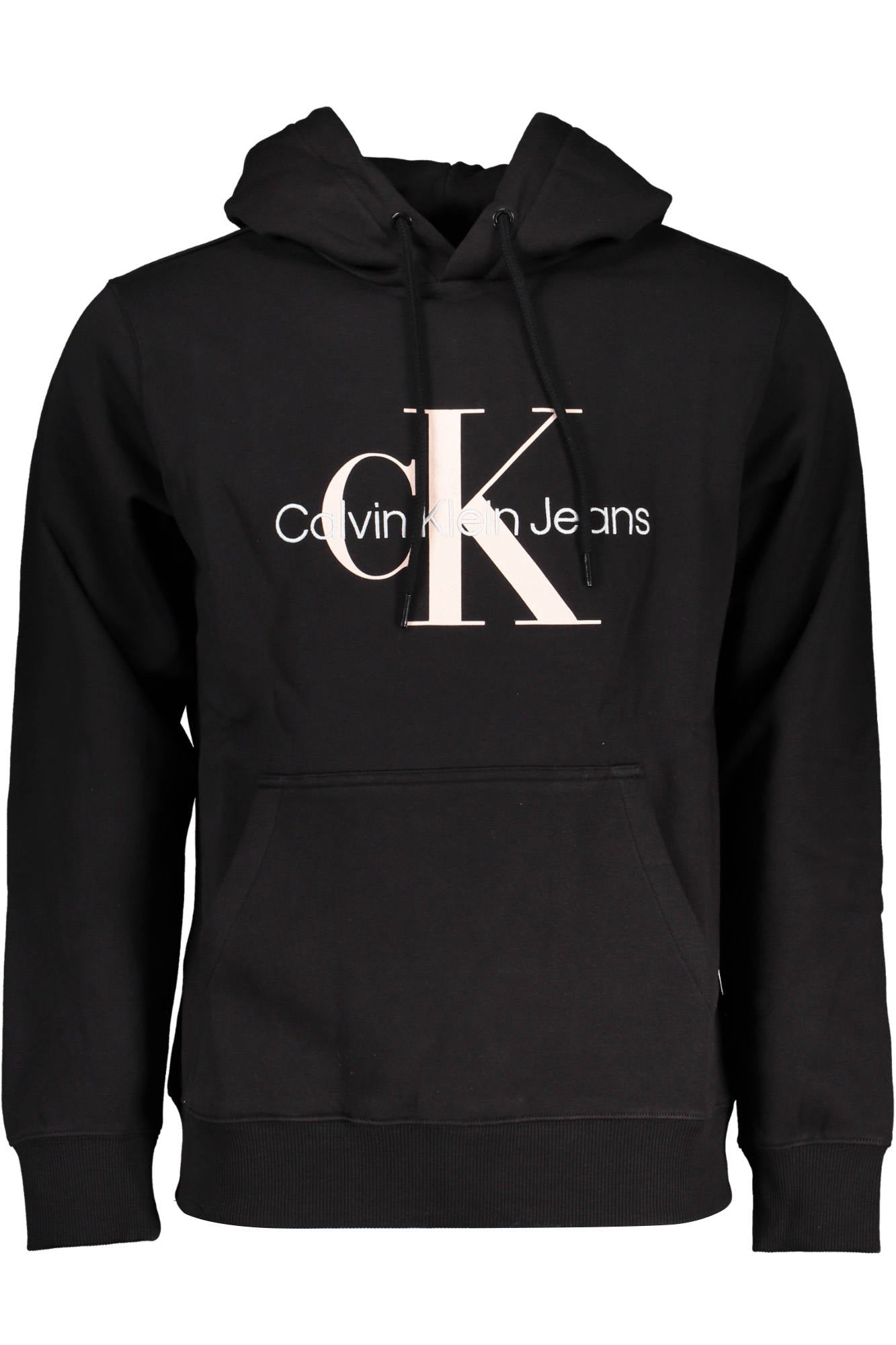 CALVIN KLEIN MENS BLACK ZIPLESS SWEATSHIRT