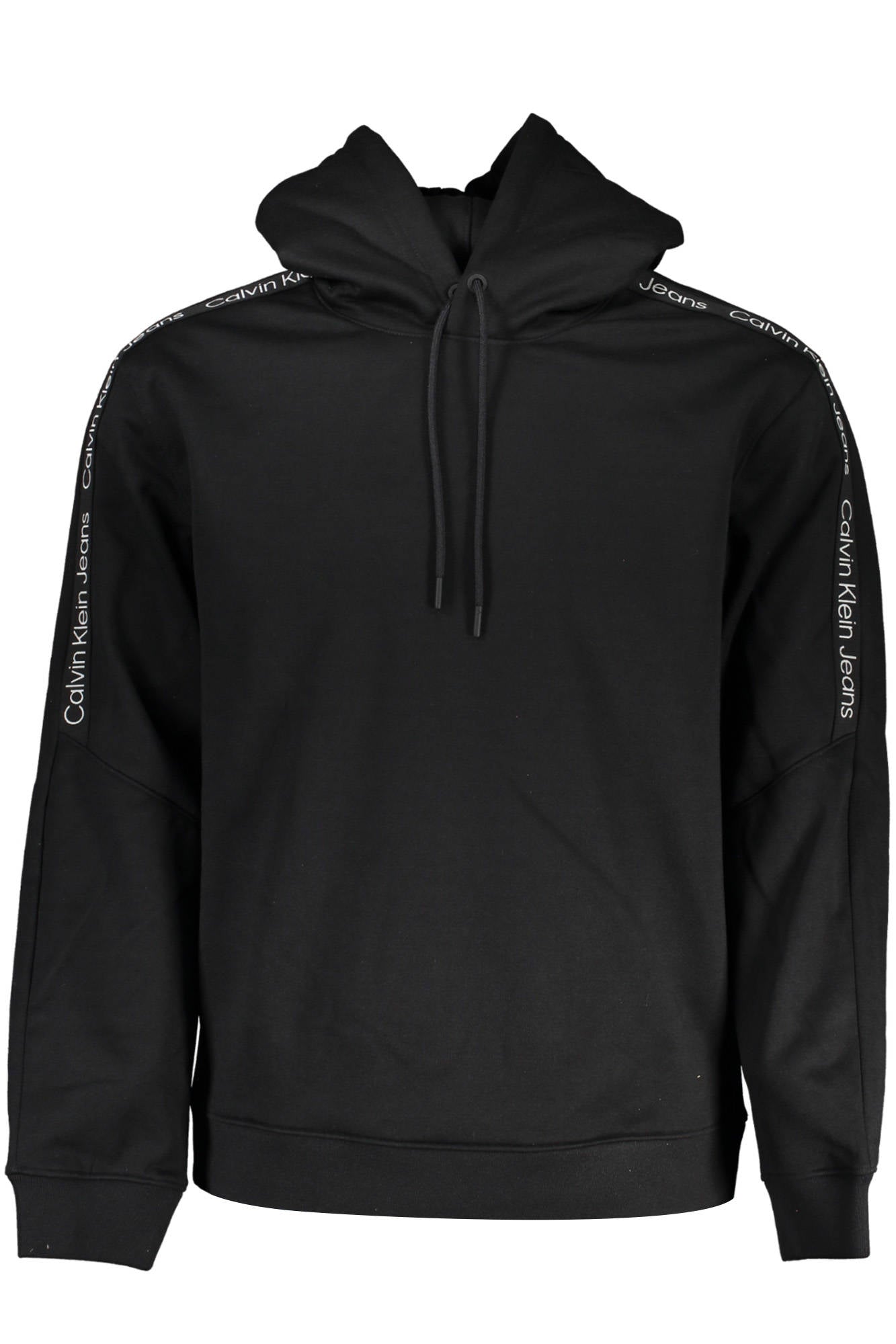 CALVIN KLEIN MENS BLACK ZIPLESS SWEATSHIRT