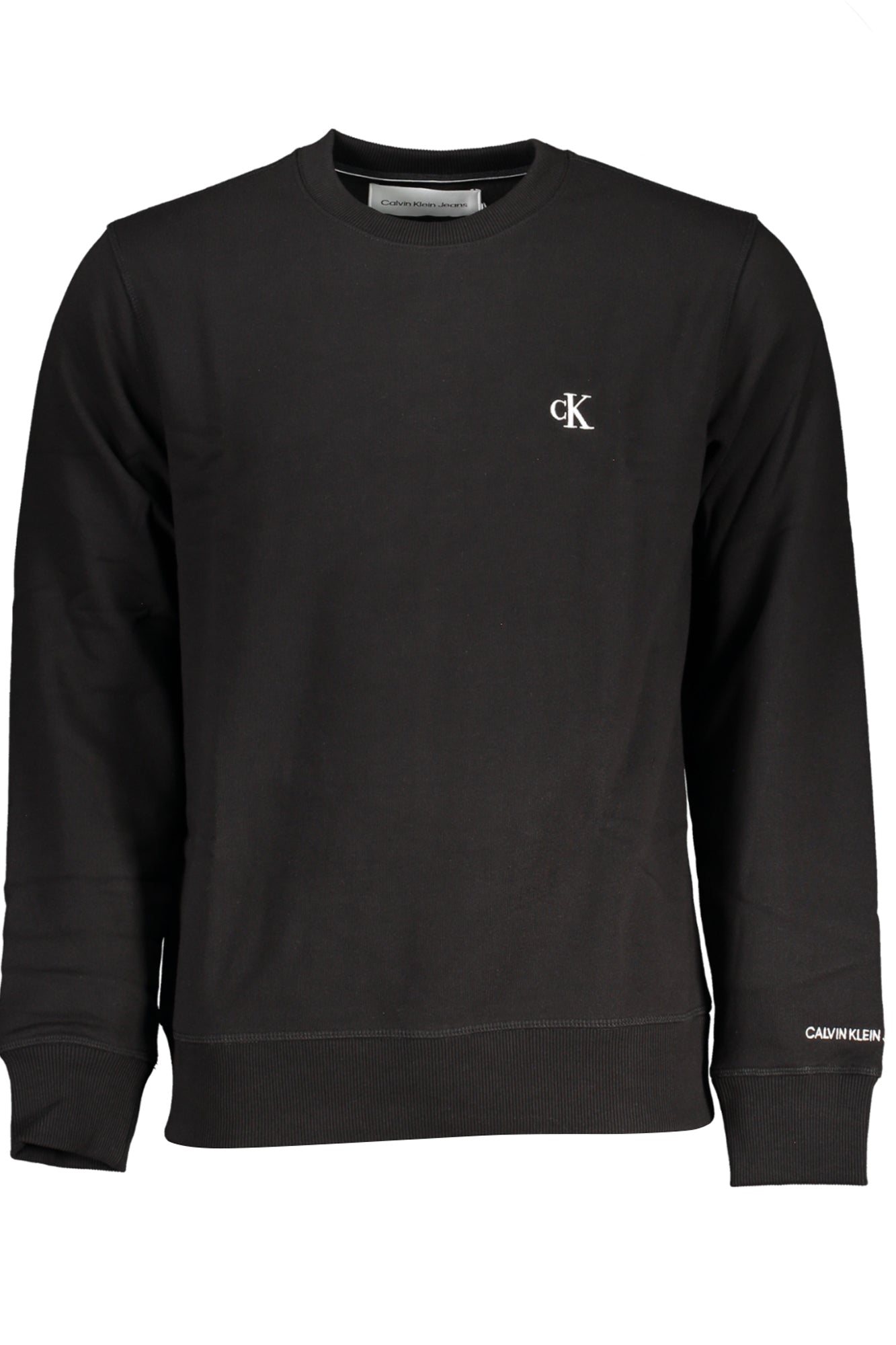 CALVIN KLEIN MENS BLACK ZIP-UP SWEATSHIRT