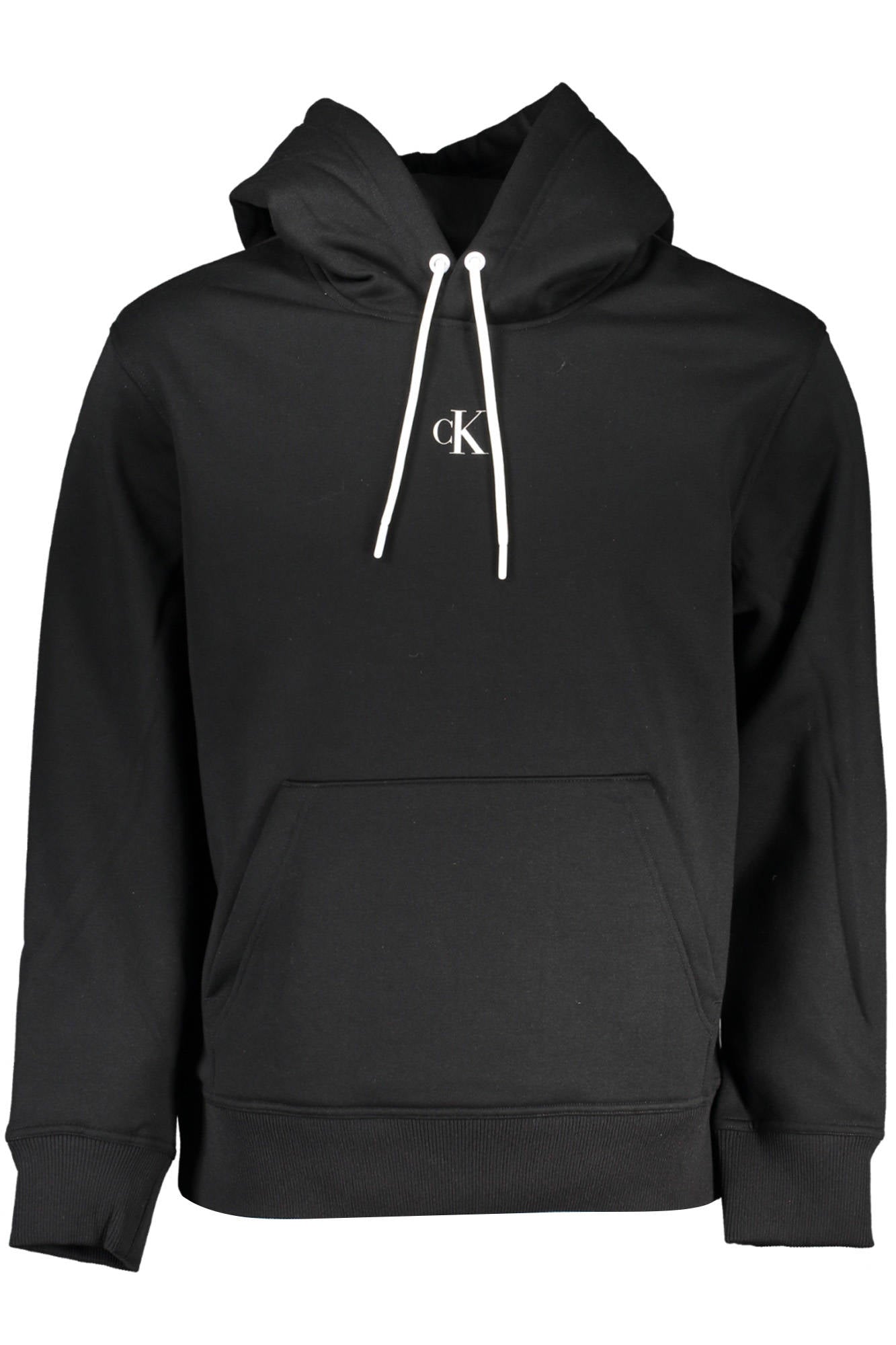 CALVIN KLEIN MENS BLACK ZIPLESS SWEATSHIRT