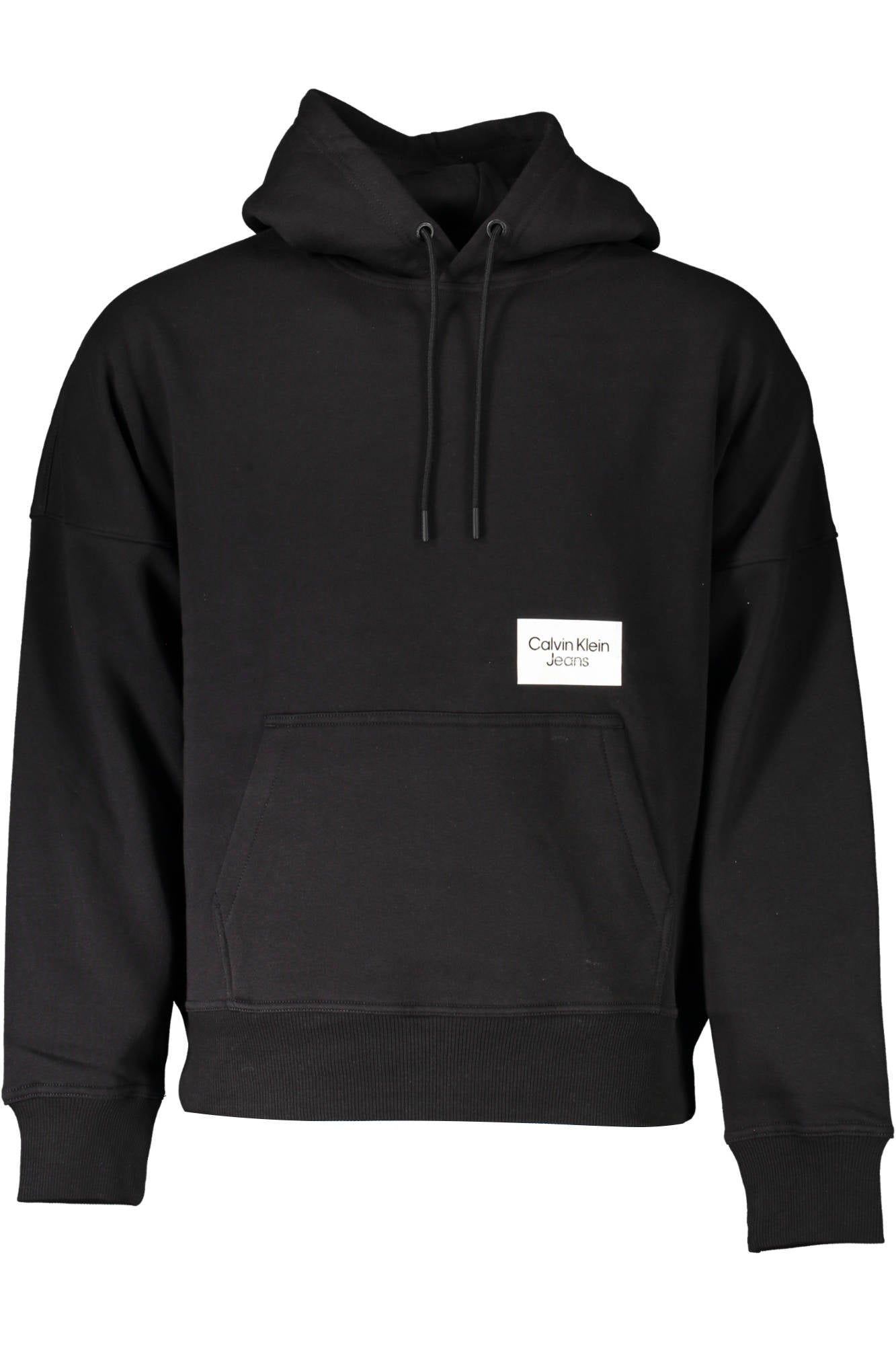 CALVIN KLEIN MENS BLACK ZIP-UP SWEATSHIRT