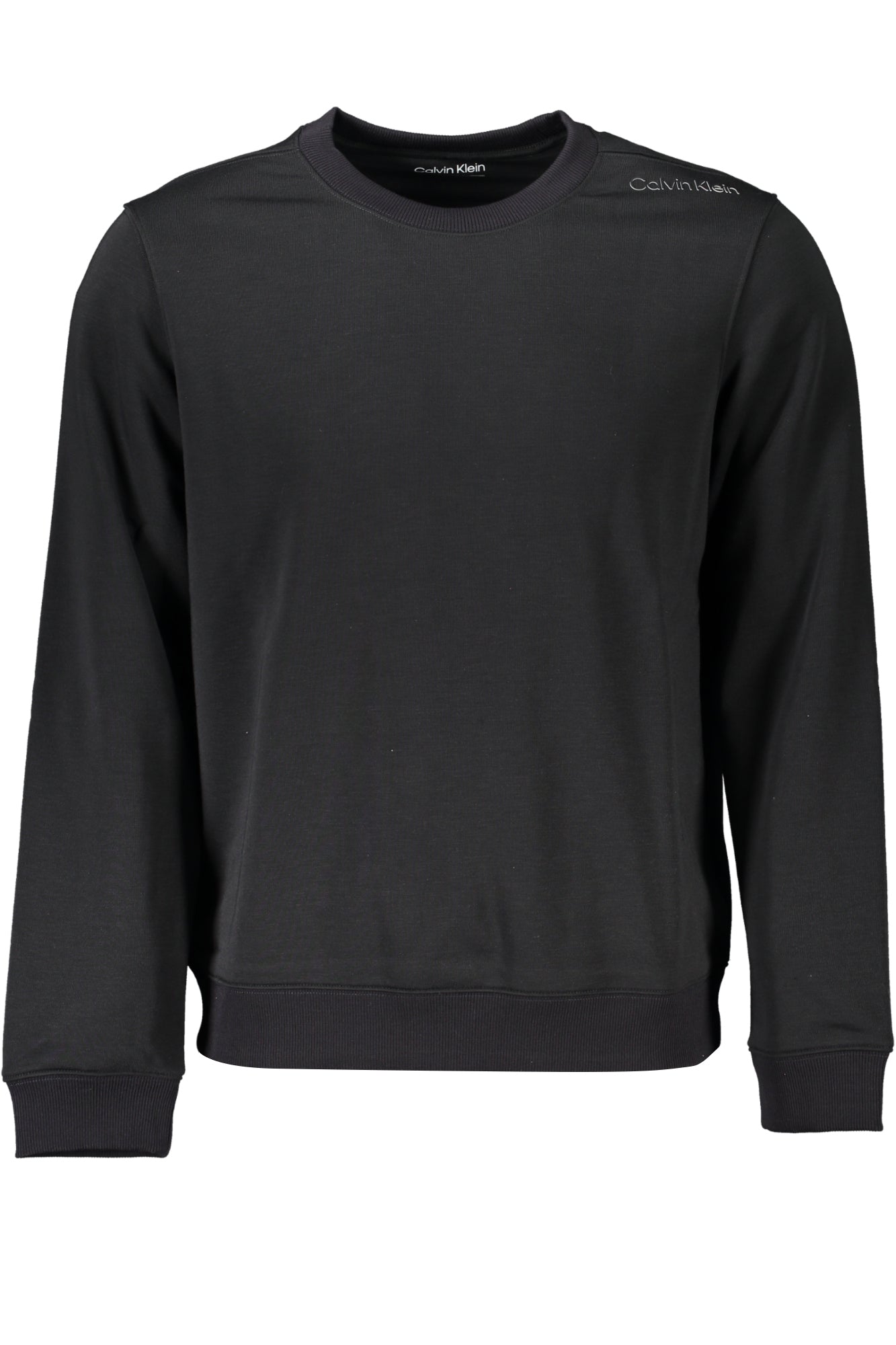 CALVIN KLEIN MENS BLACK ZIPLESS SWEATSHIRT