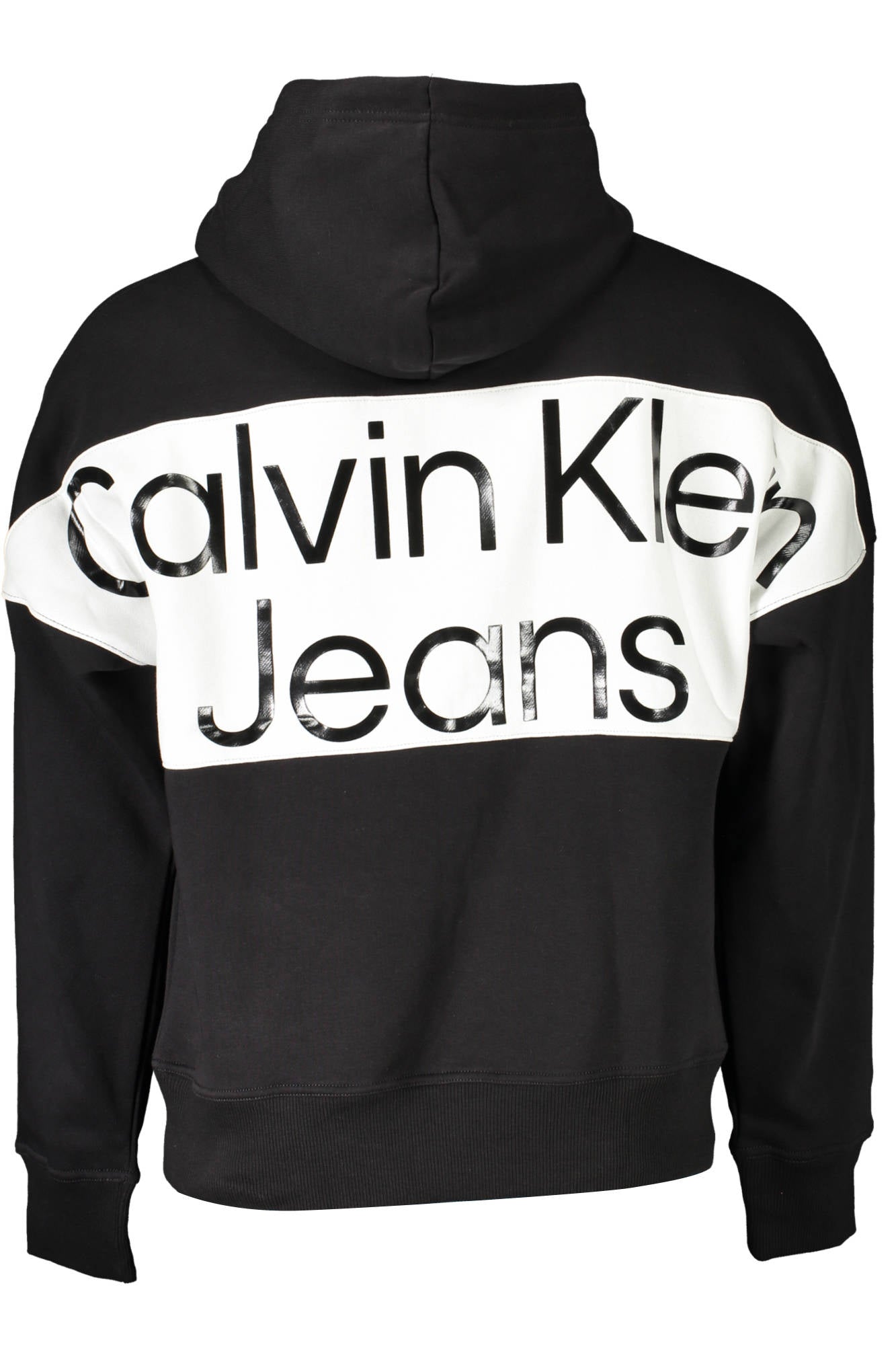 CALVIN KLEIN MENS BLACK ZIP-UP SWEATSHIRT