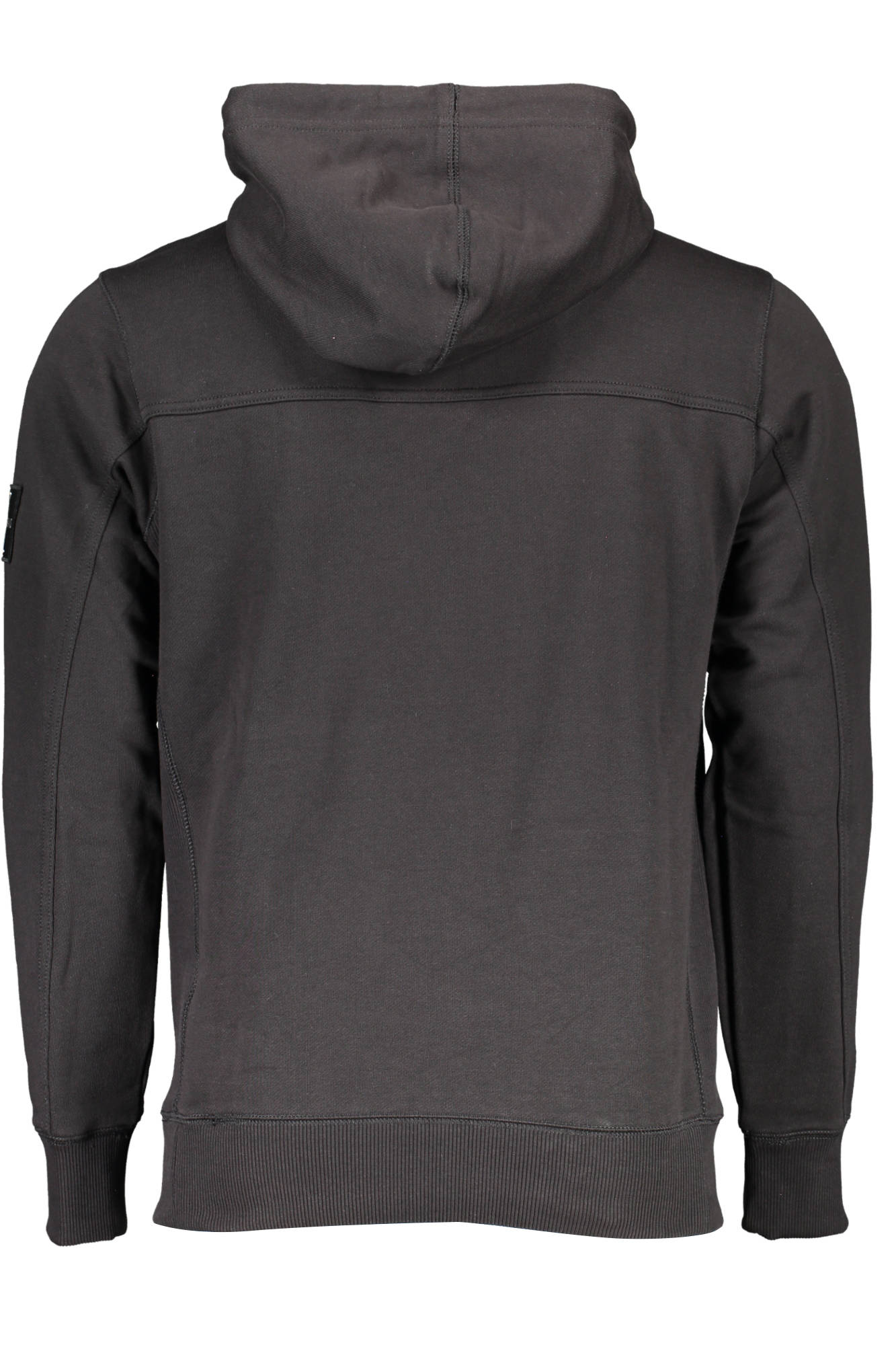 CALVIN KLEIN MENS BLACK ZIP-UP SWEATSHIRT