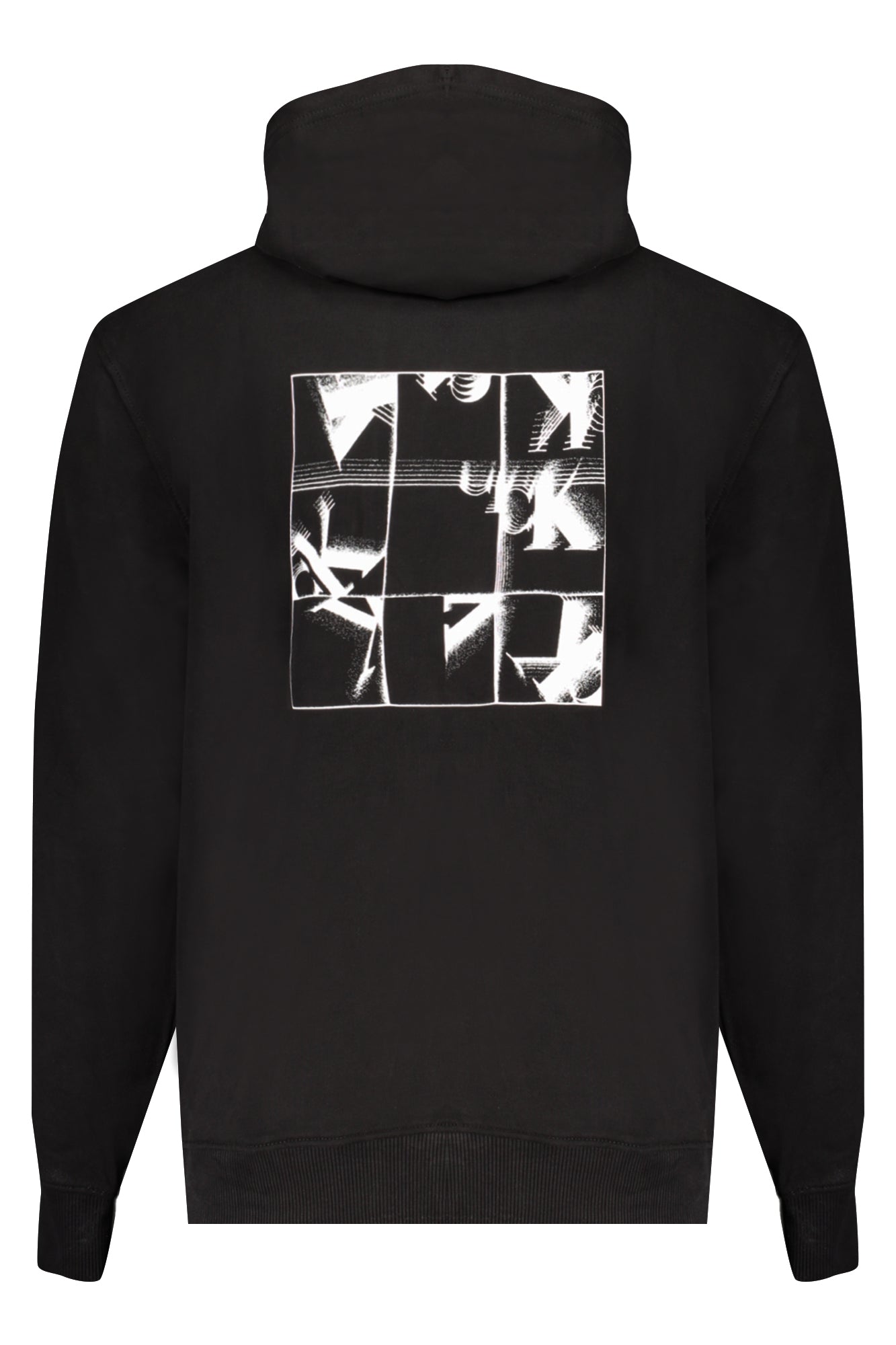 CALVIN KLEIN MENS BLACK ZIPLESS SWEATSHIRT