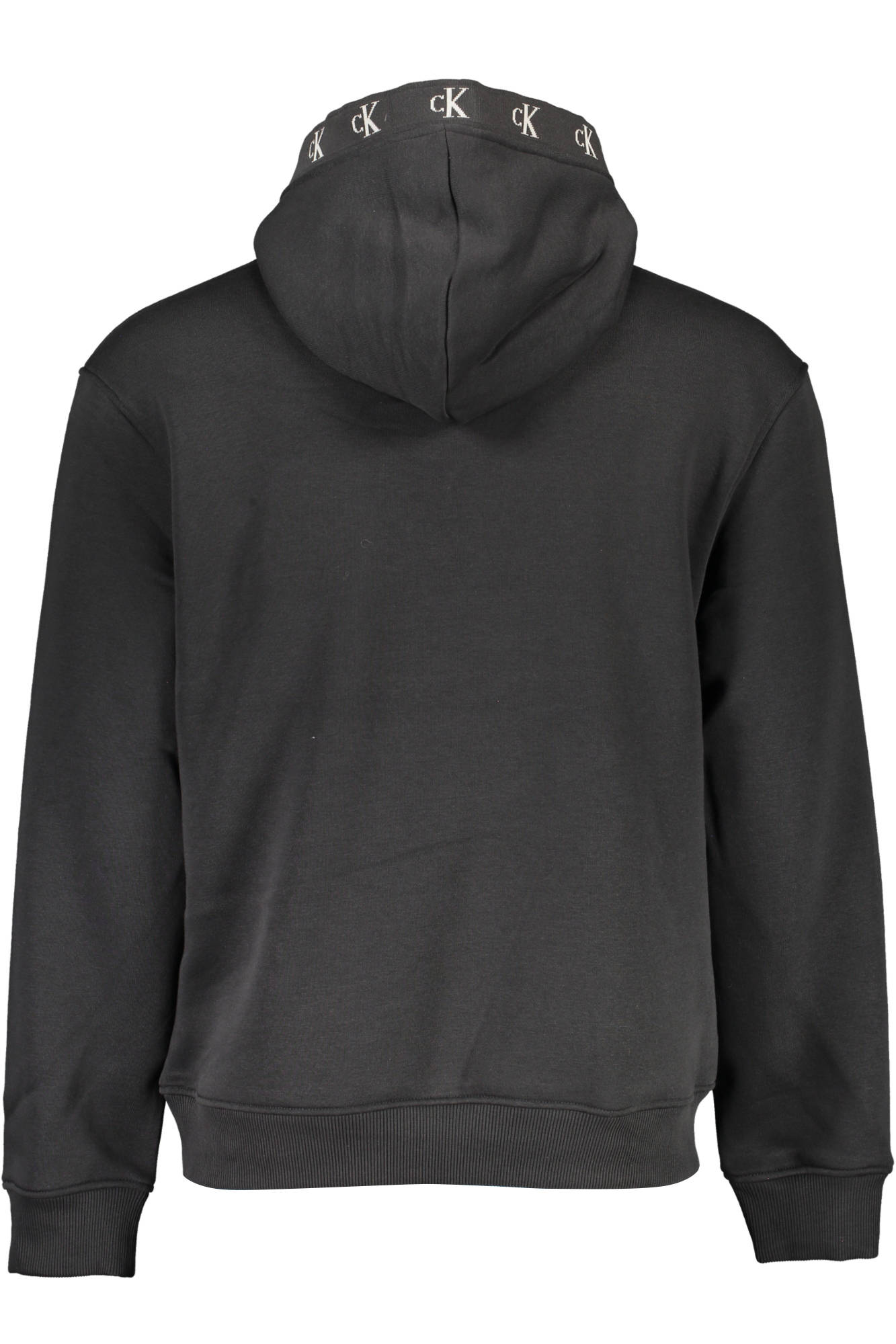 CALVIN KLEIN MENS BLACK ZIP-UP SWEATSHIRT