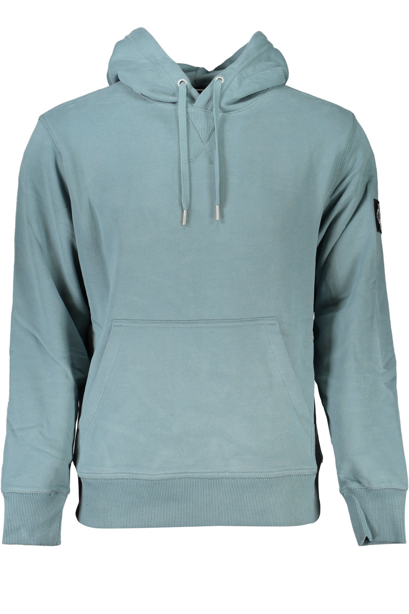 CALVIN KLEIN MENS GREEN ZIPLESS SWEATSHIRT