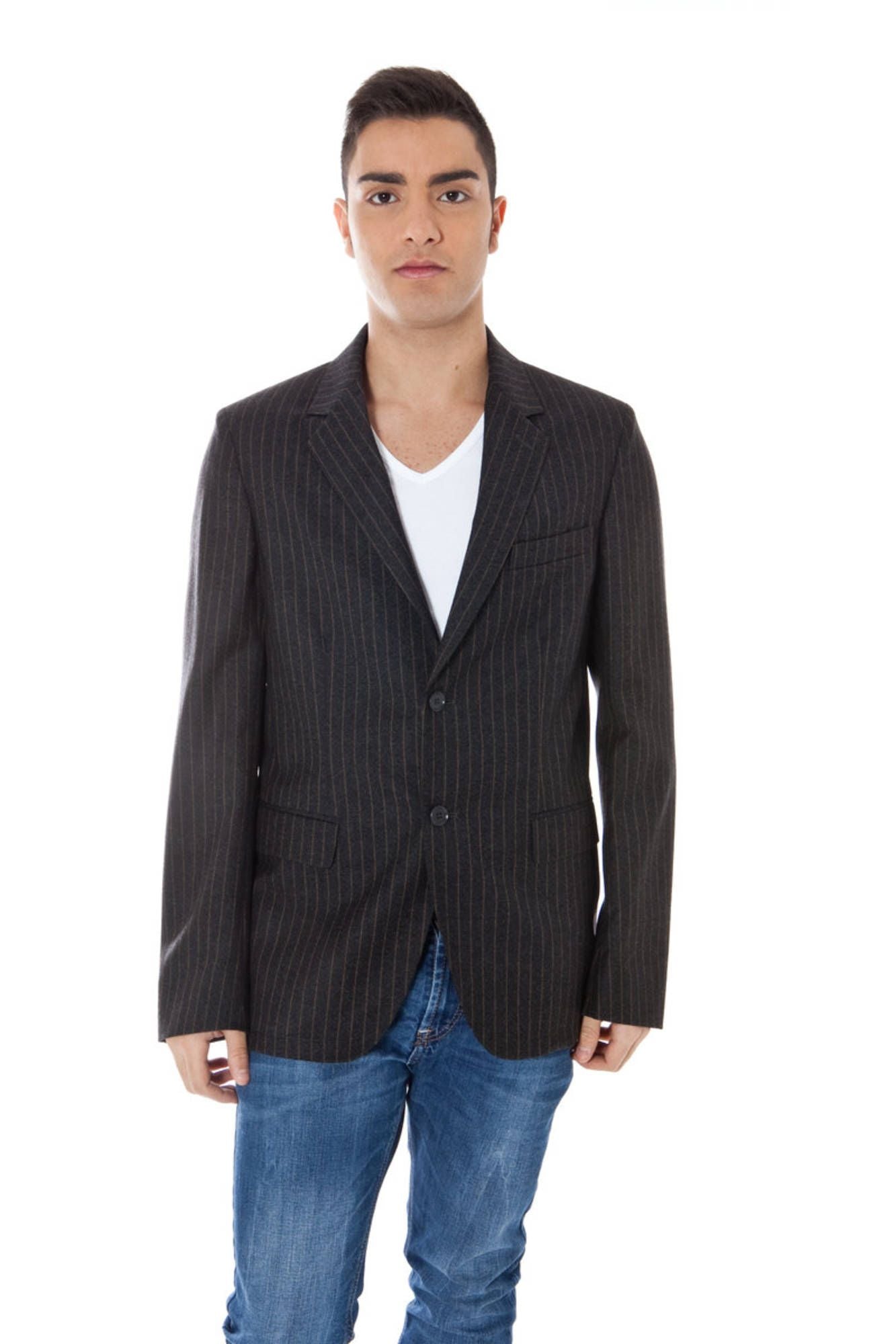 CALVIN KLEIN GRAY MENS CLASSIC JACKET