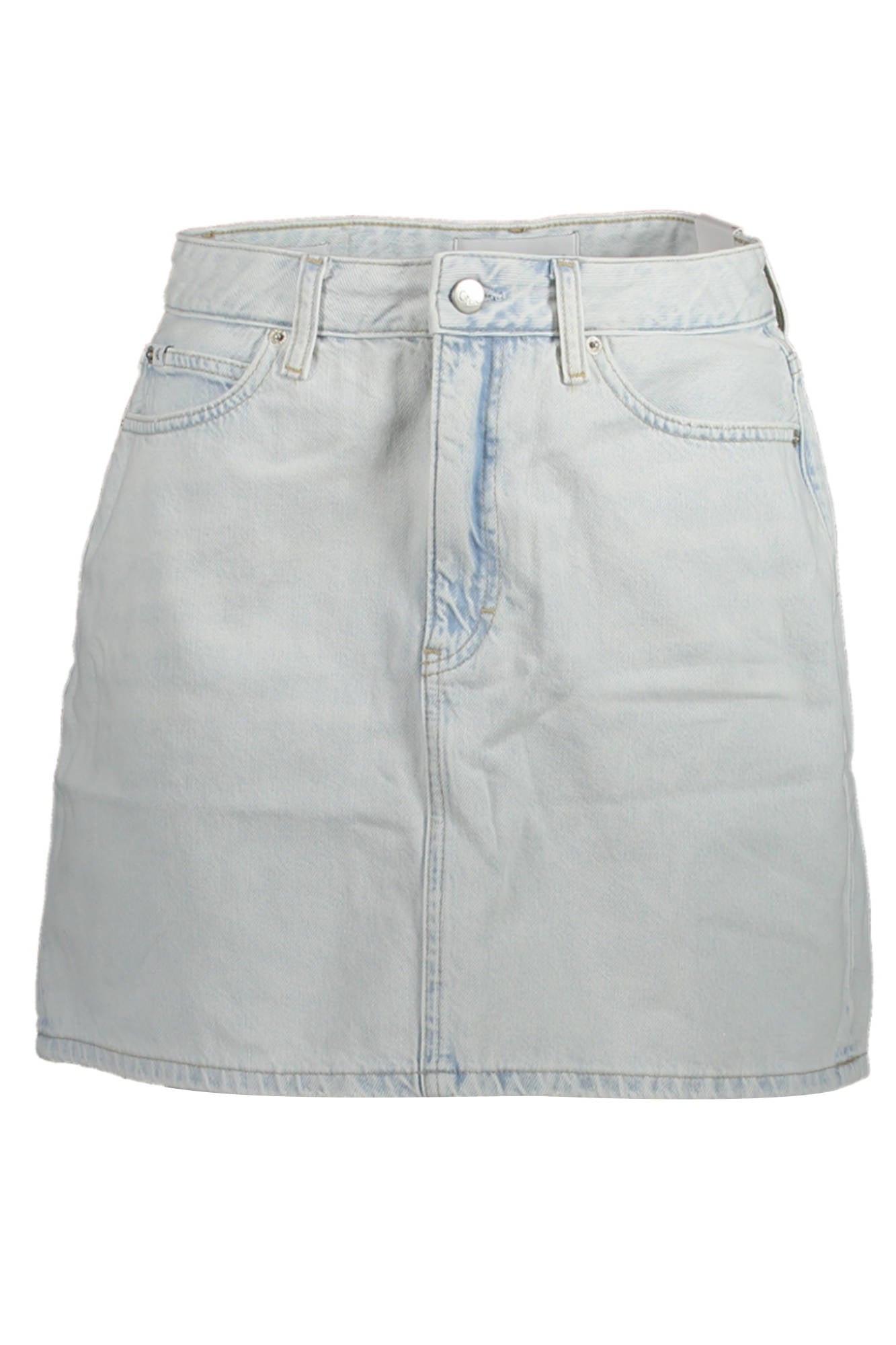 CALVIN KLEIN WOMENS LIGHT BLUE SHORT SKIRT