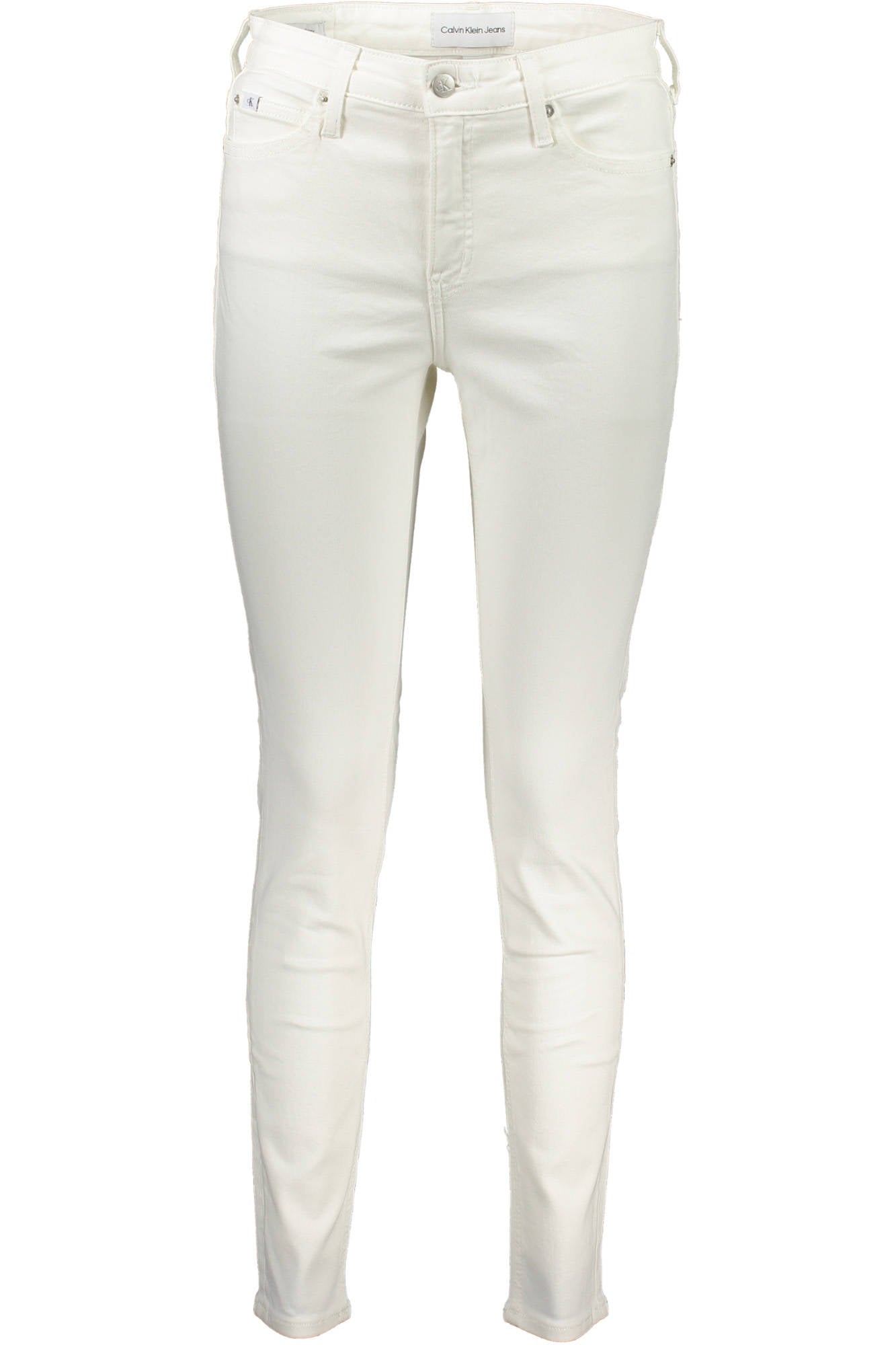 CALVIN KLEIN WOMENS DENIM JEANS WHITE