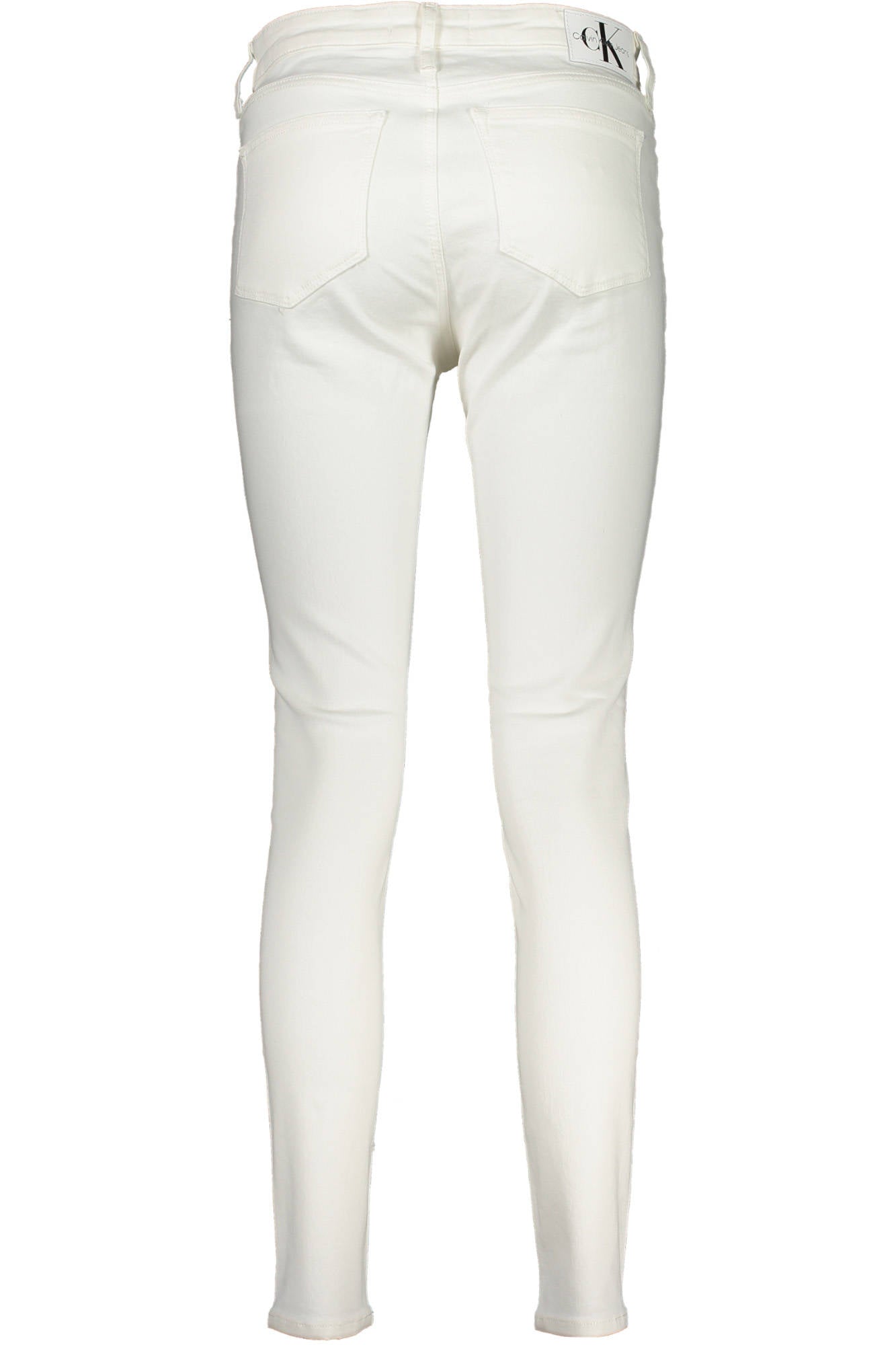 CALVIN KLEIN WOMENS DENIM JEANS WHITE