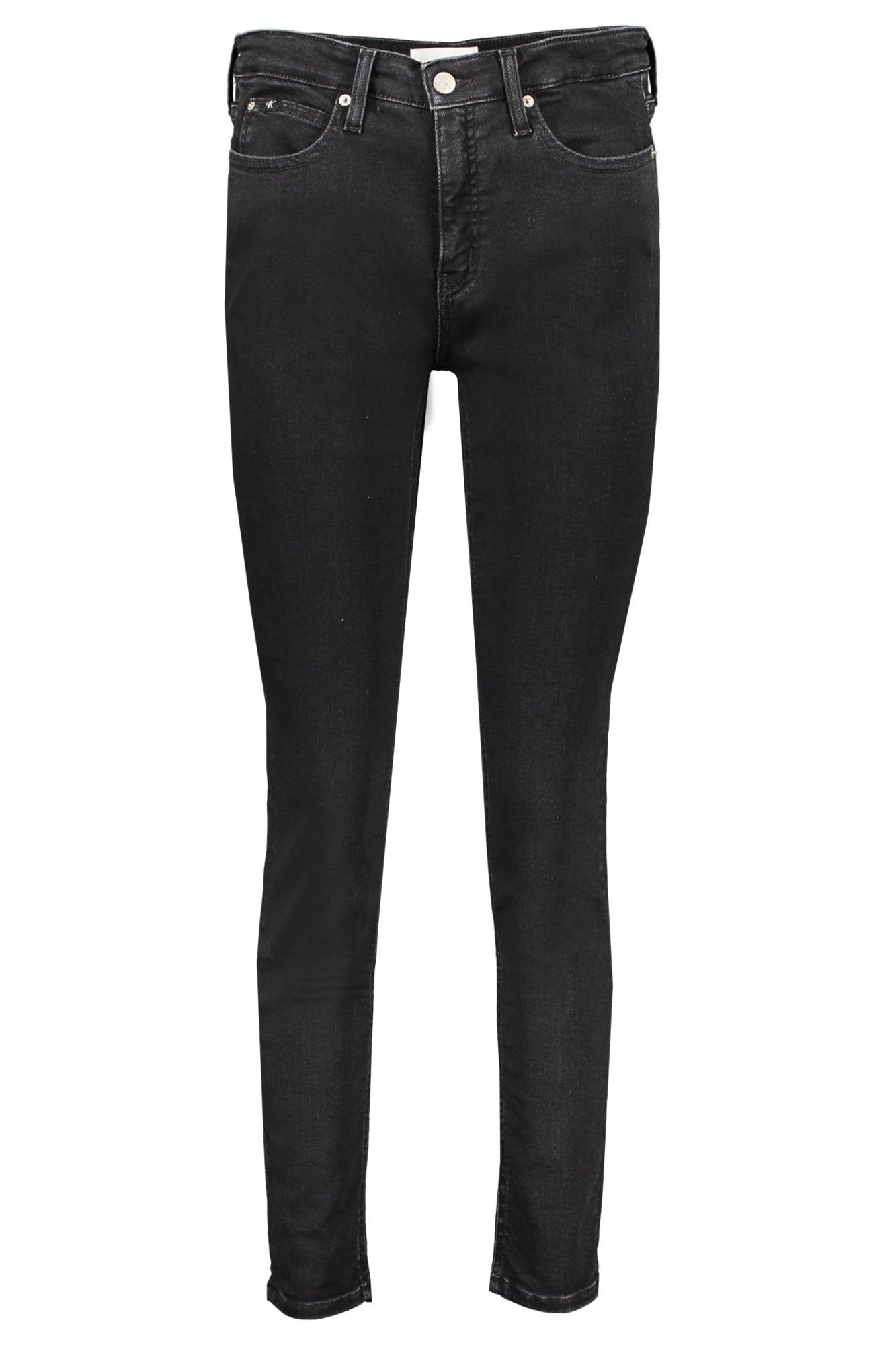 CALVIN KLEIN WOMENS BLACK DENIM JEANS