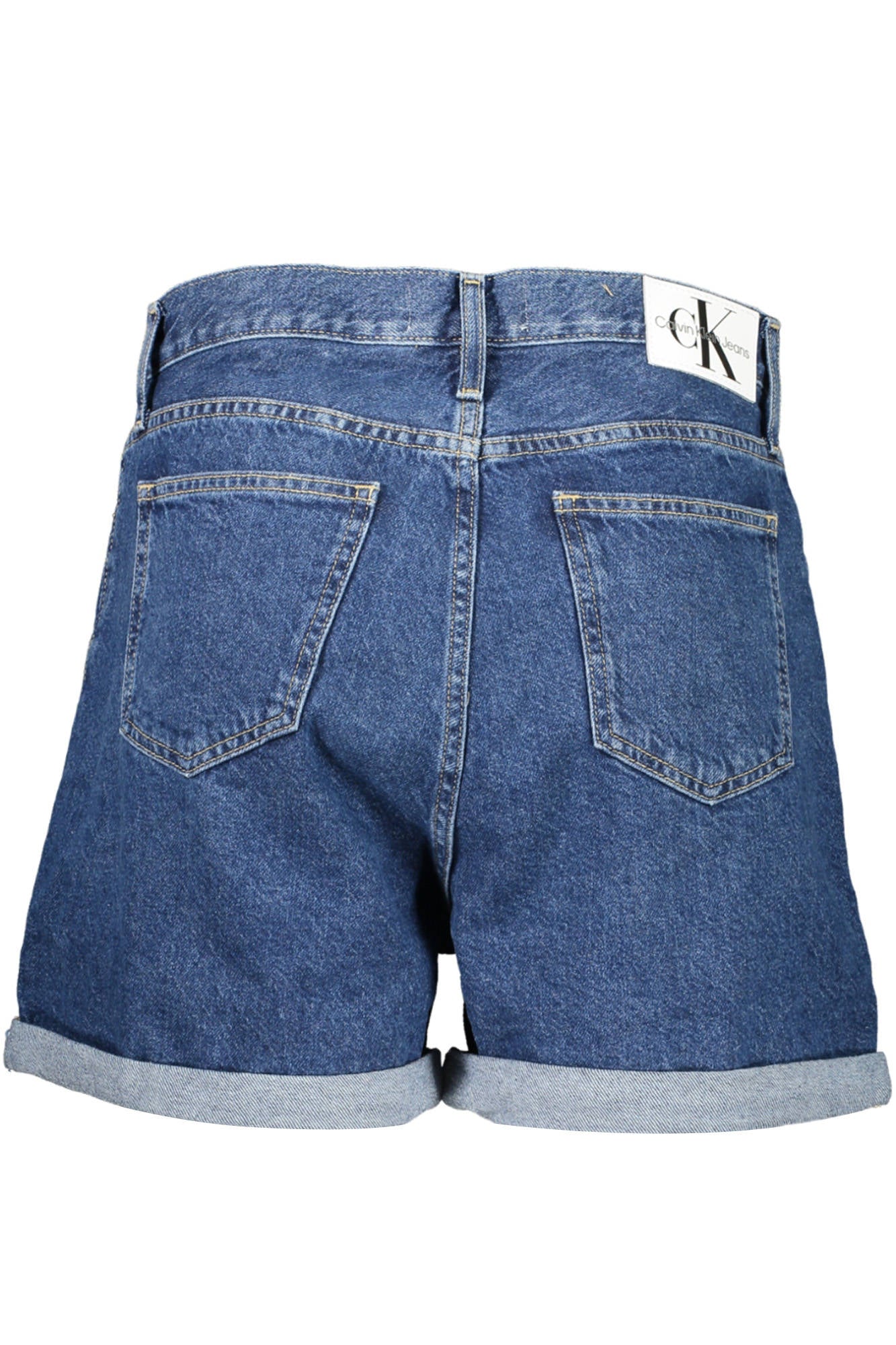 CALVIN KLEIN JEANS SHORT WOMAN BLUE