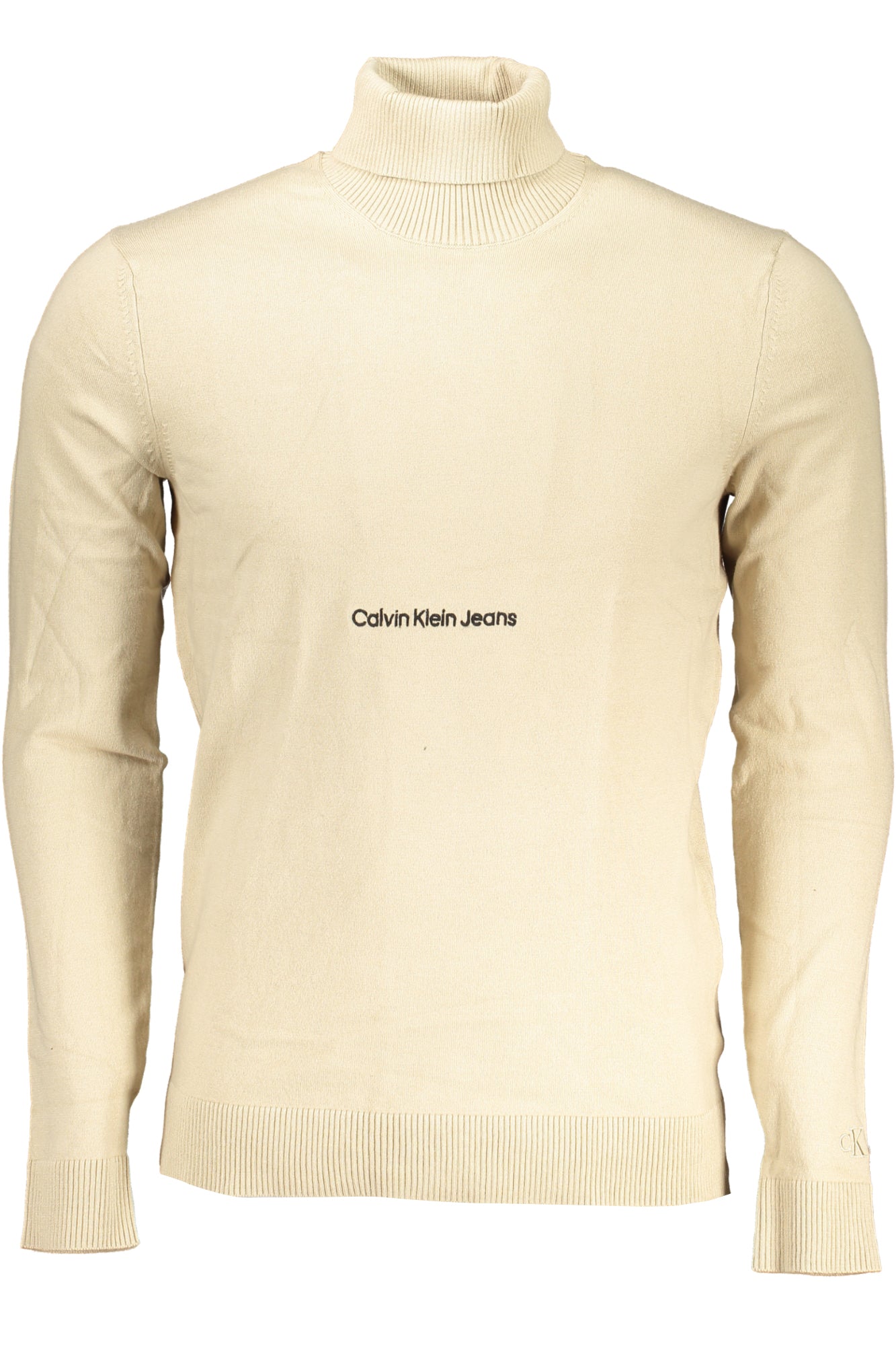 CALVIN KLEIN MENS BEIGE SWEATER