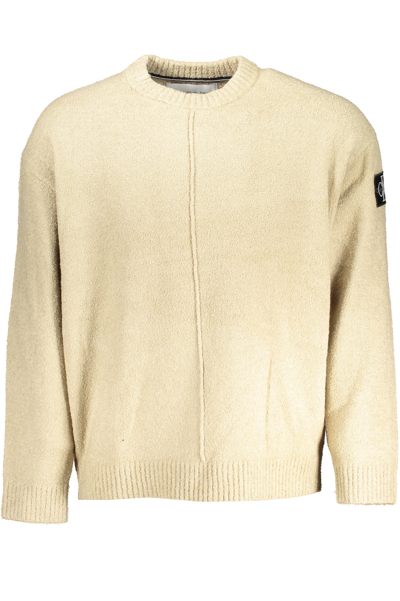 CALVIN KLEIN MENS BEIGE SWEATER