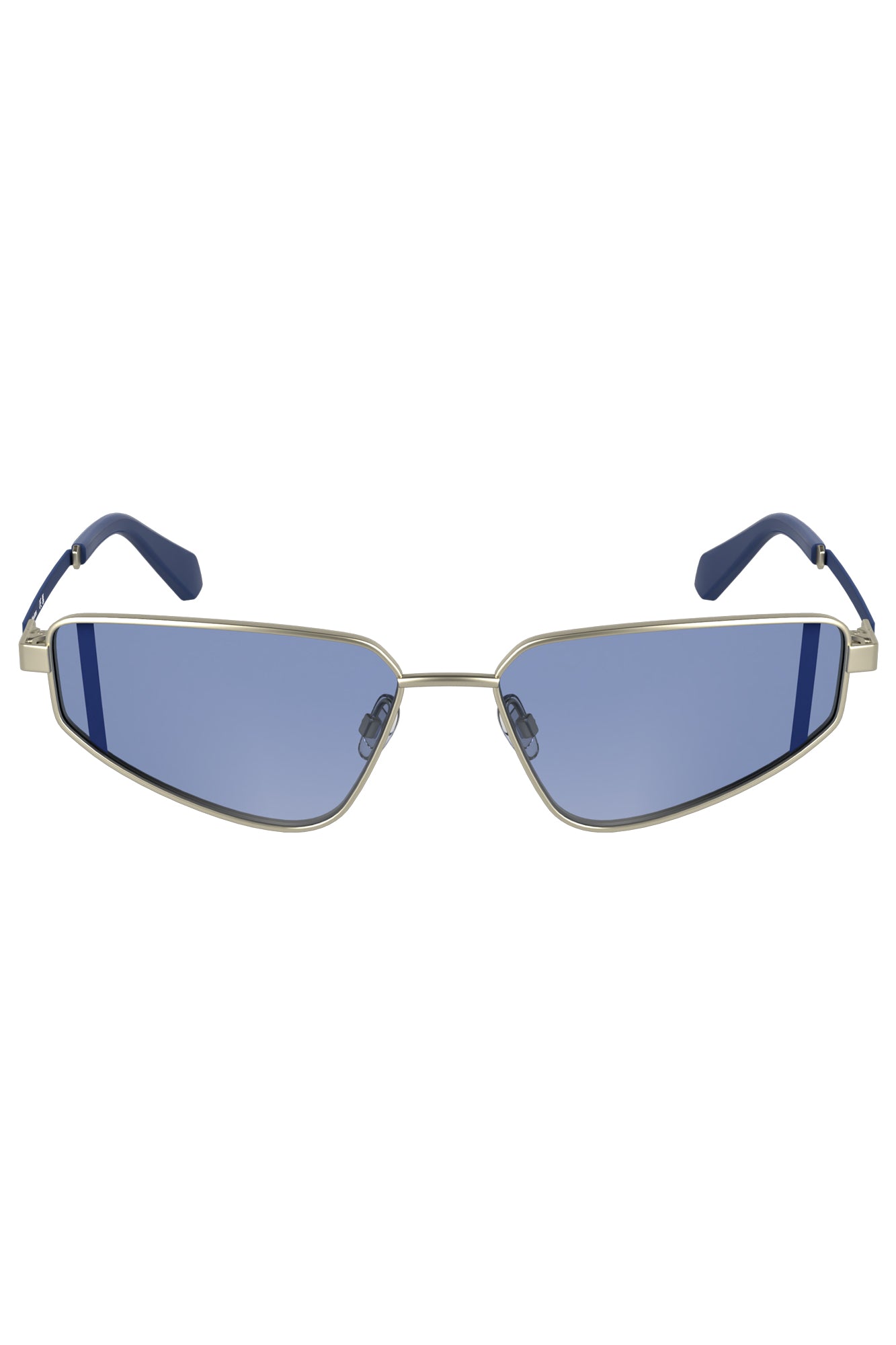 CALVIN KLEIN WOMENS SUNGLASSES SILVER