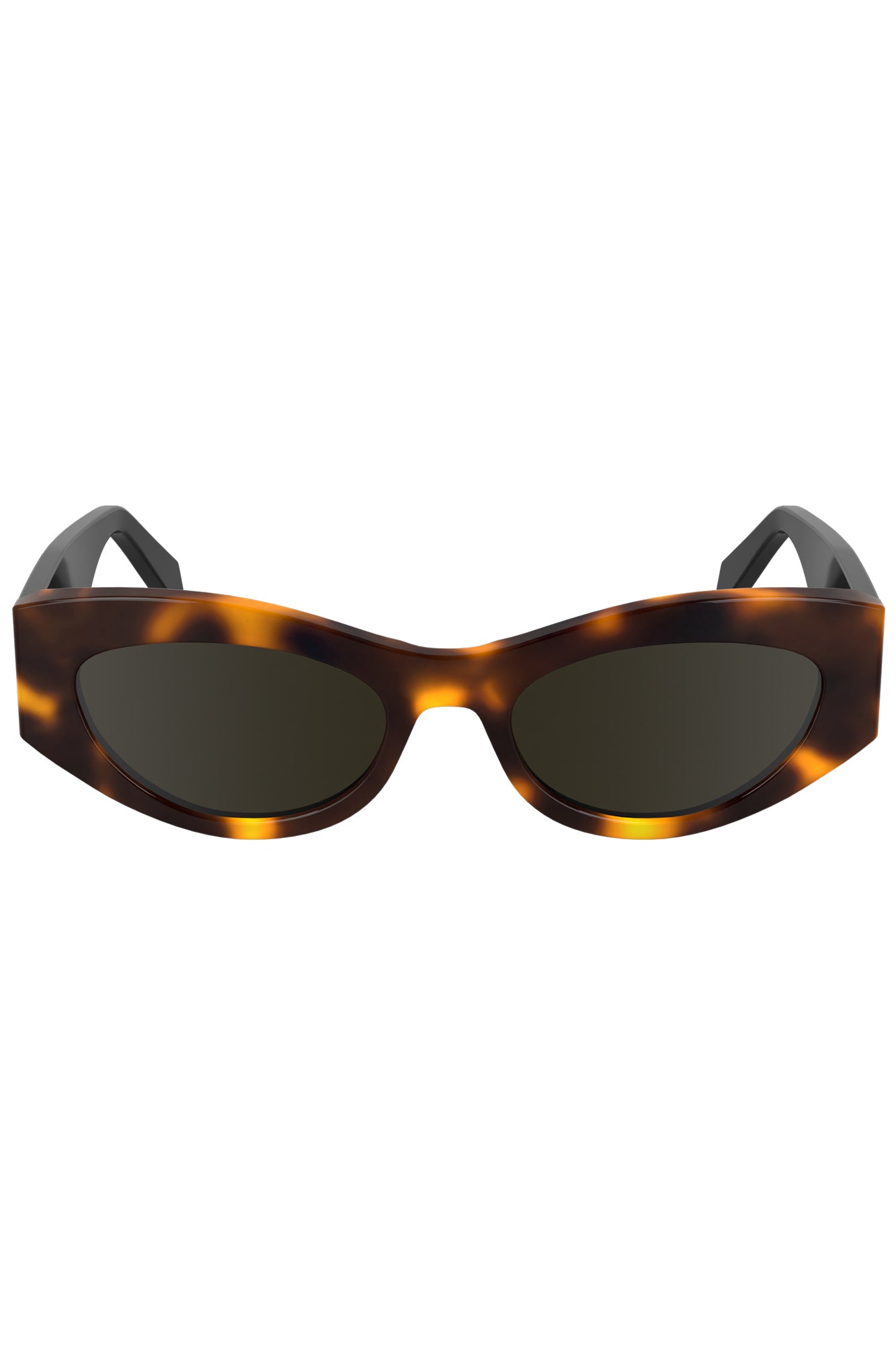 CALVIN KLEIN WOMENS SUNGLASSES BROWN