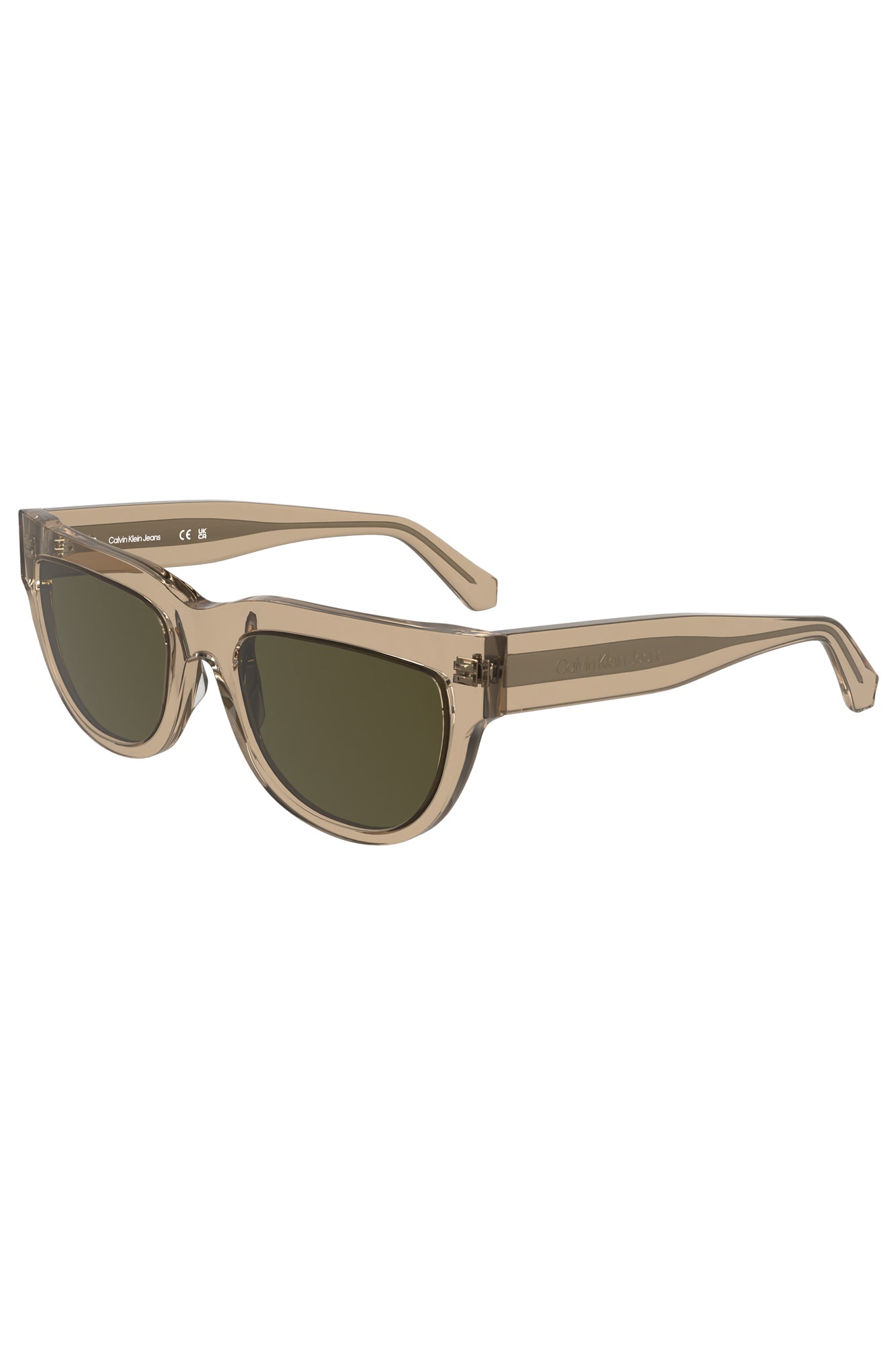 CALVIN KLEIN WOMENS SUNGLASSES BROWN