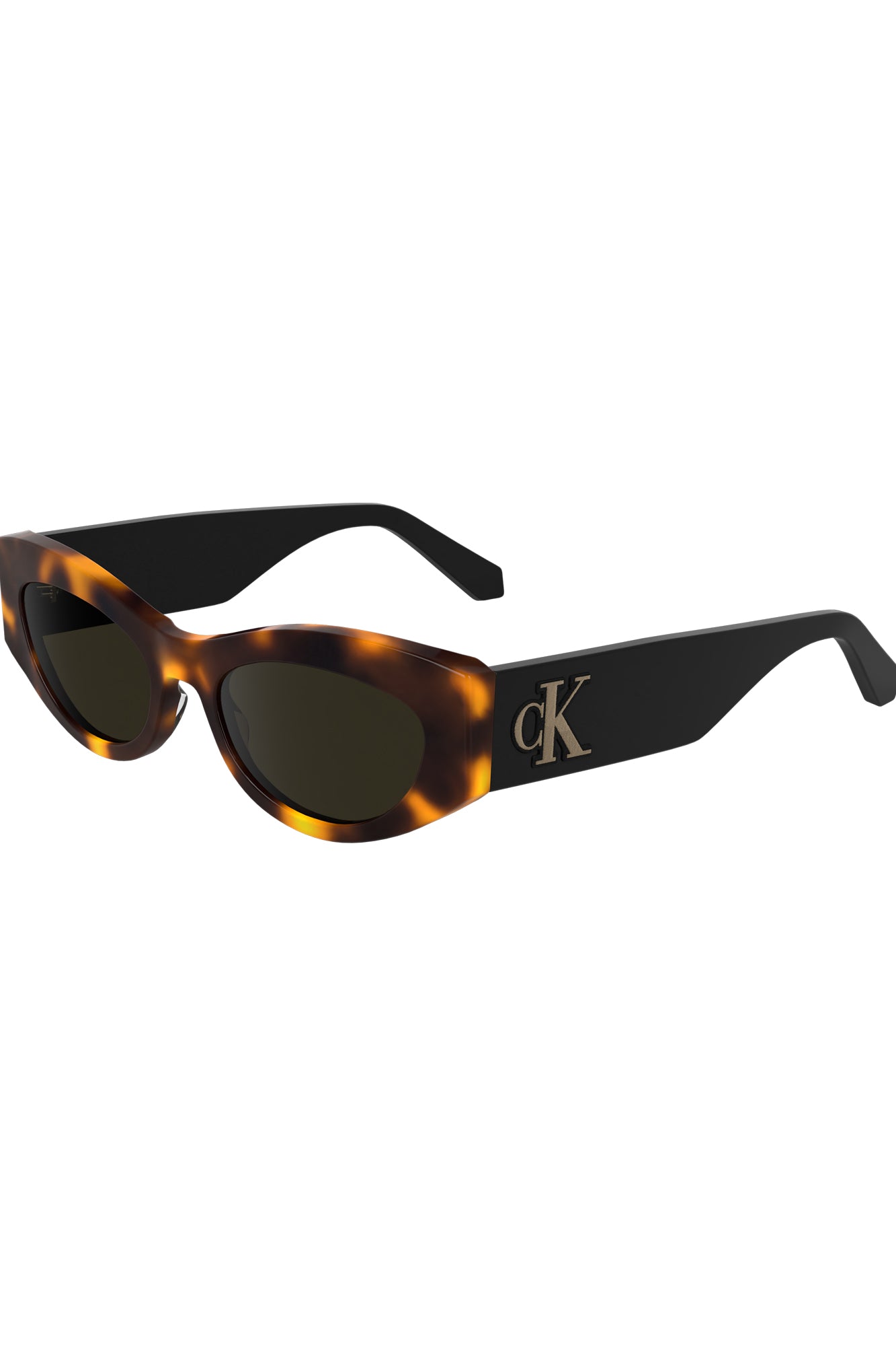 CALVIN KLEIN WOMENS SUNGLASSES BROWN
