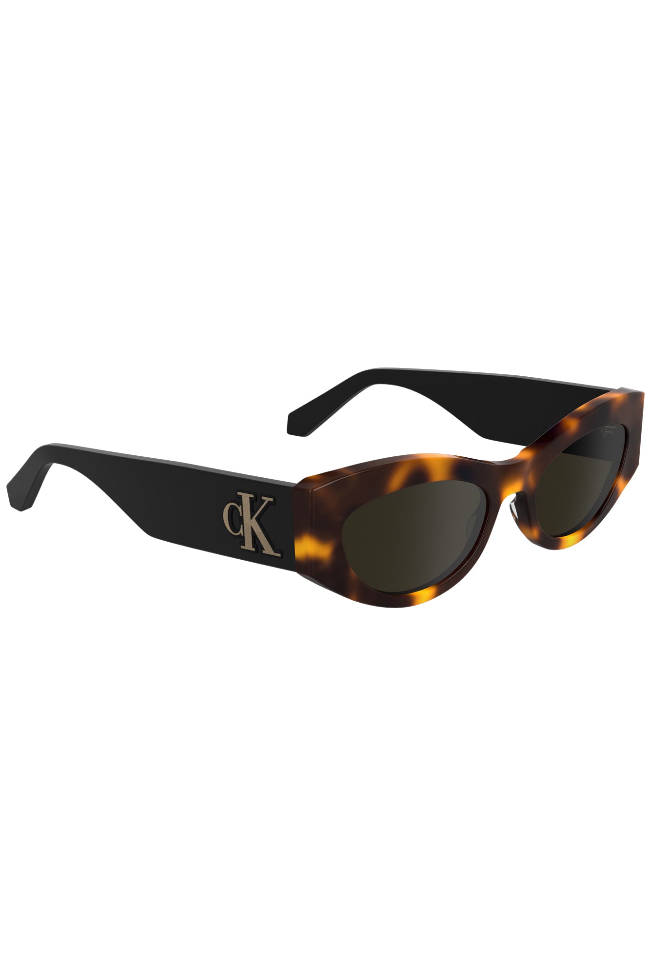 CALVIN KLEIN WOMENS SUNGLASSES BROWN
