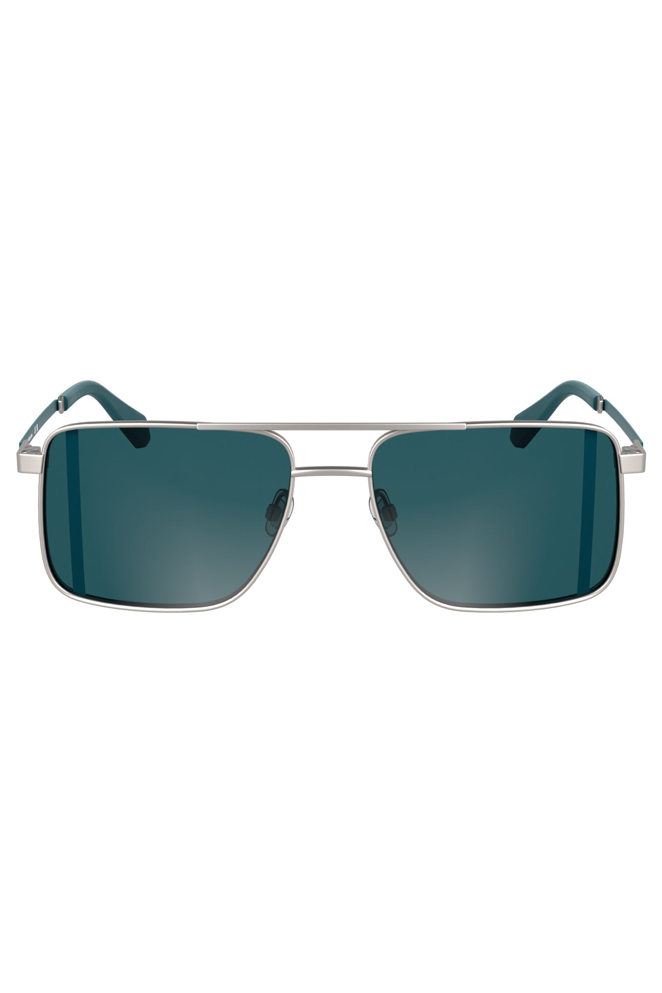 CALVIN KLEIN MENS SUNGLASSES SILVER
