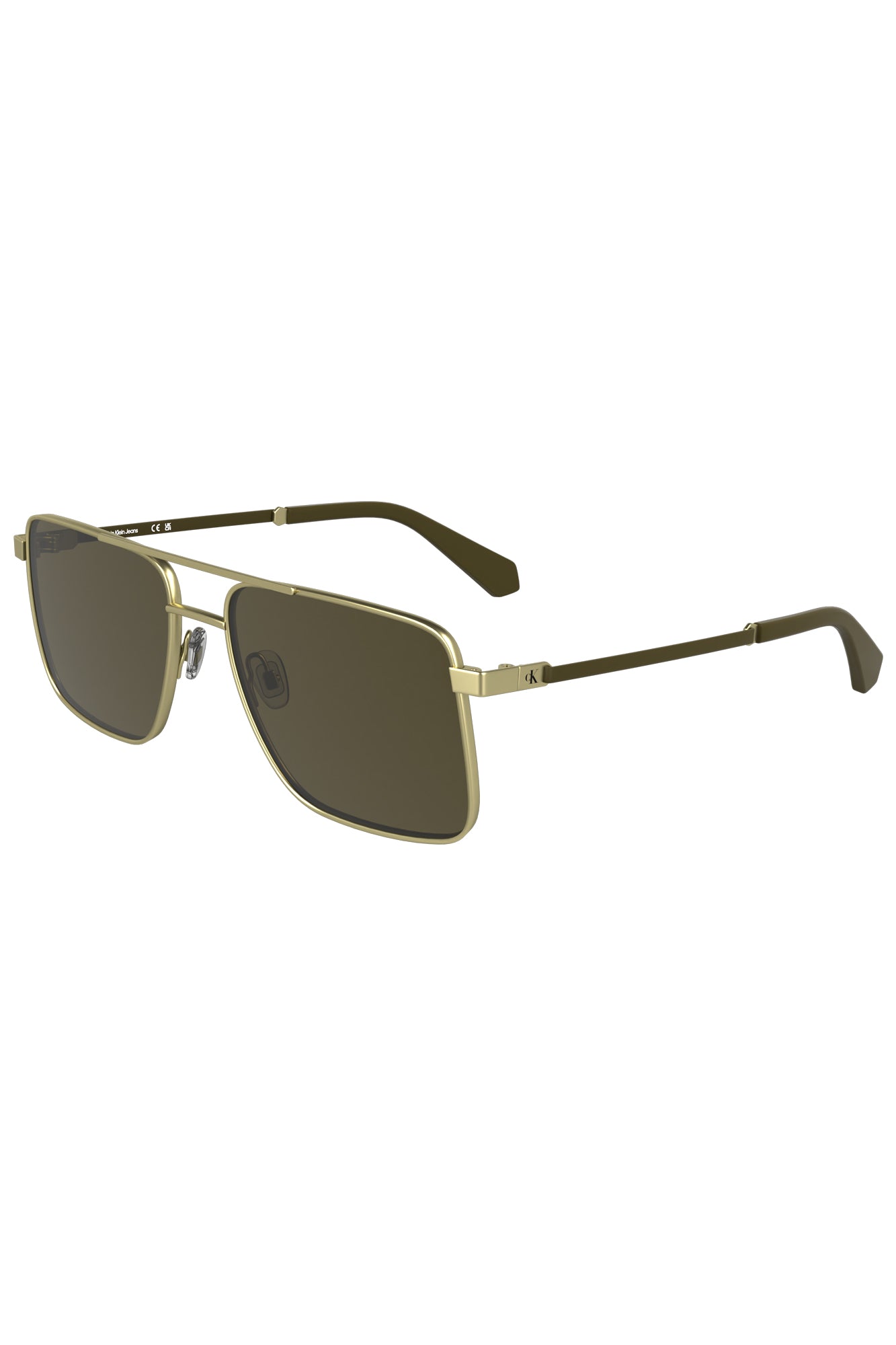 CALVIN KLEIN MENS SUNGLASSES GOLD