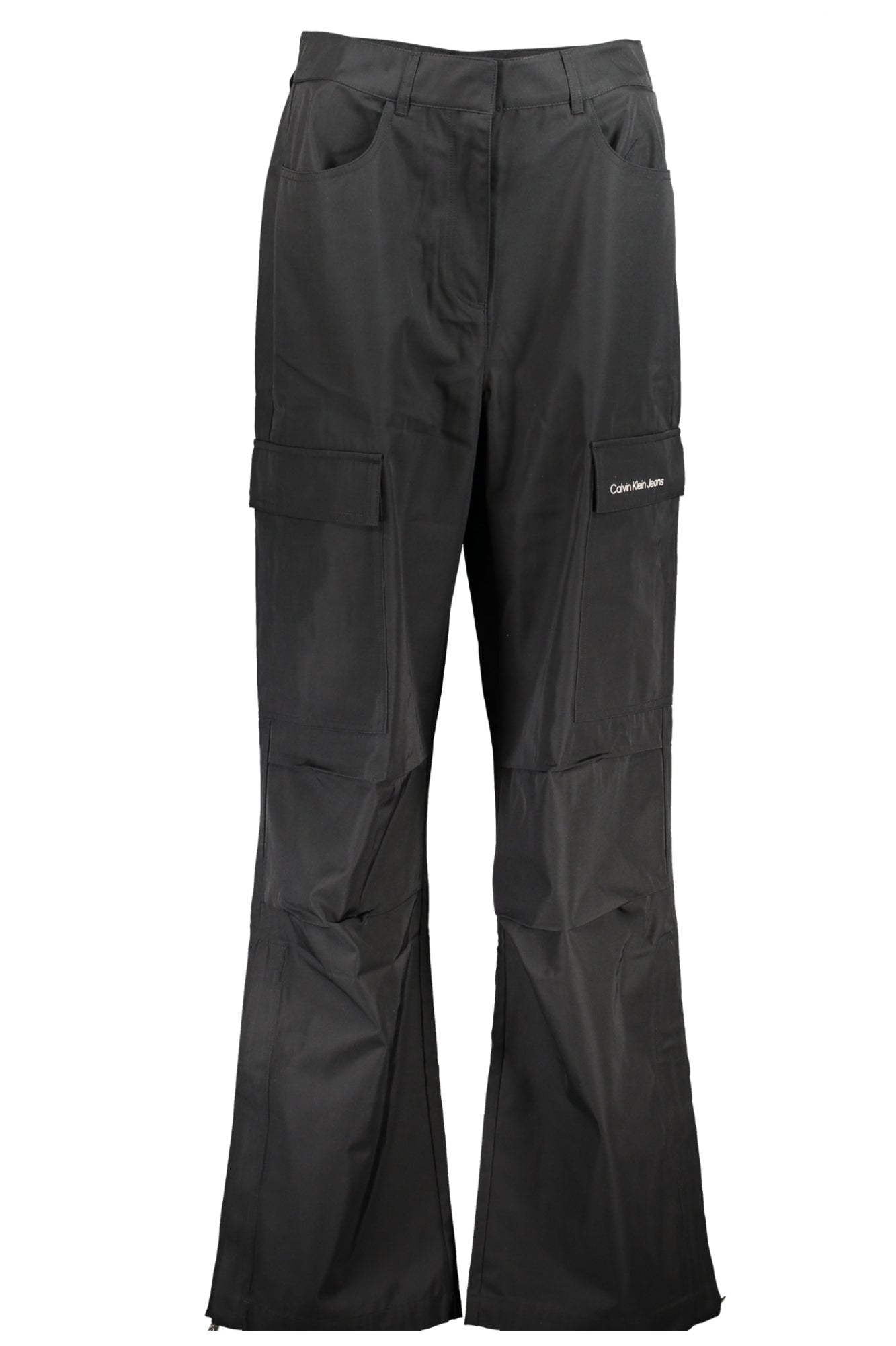 CALVIN KLEIN BLACK WOMENS TROUSERS