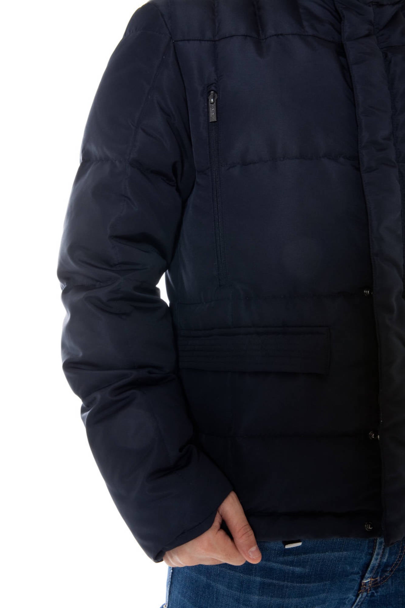 CALVIN KLEIN MENS BLUE DOWN JACKET