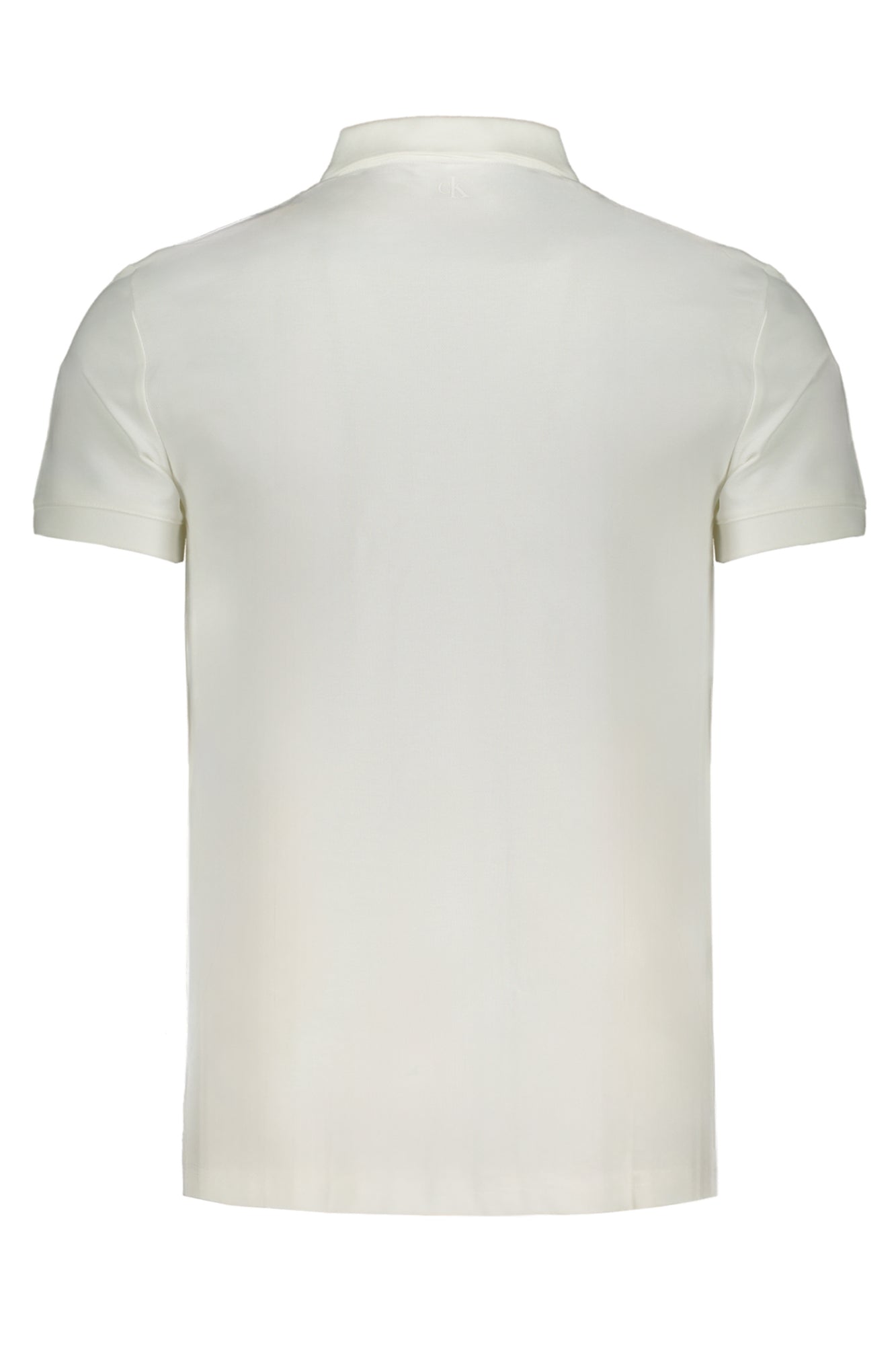 CALVIN KLEIN MENS WHITE SHORT SLEEVE POLO SHIRT