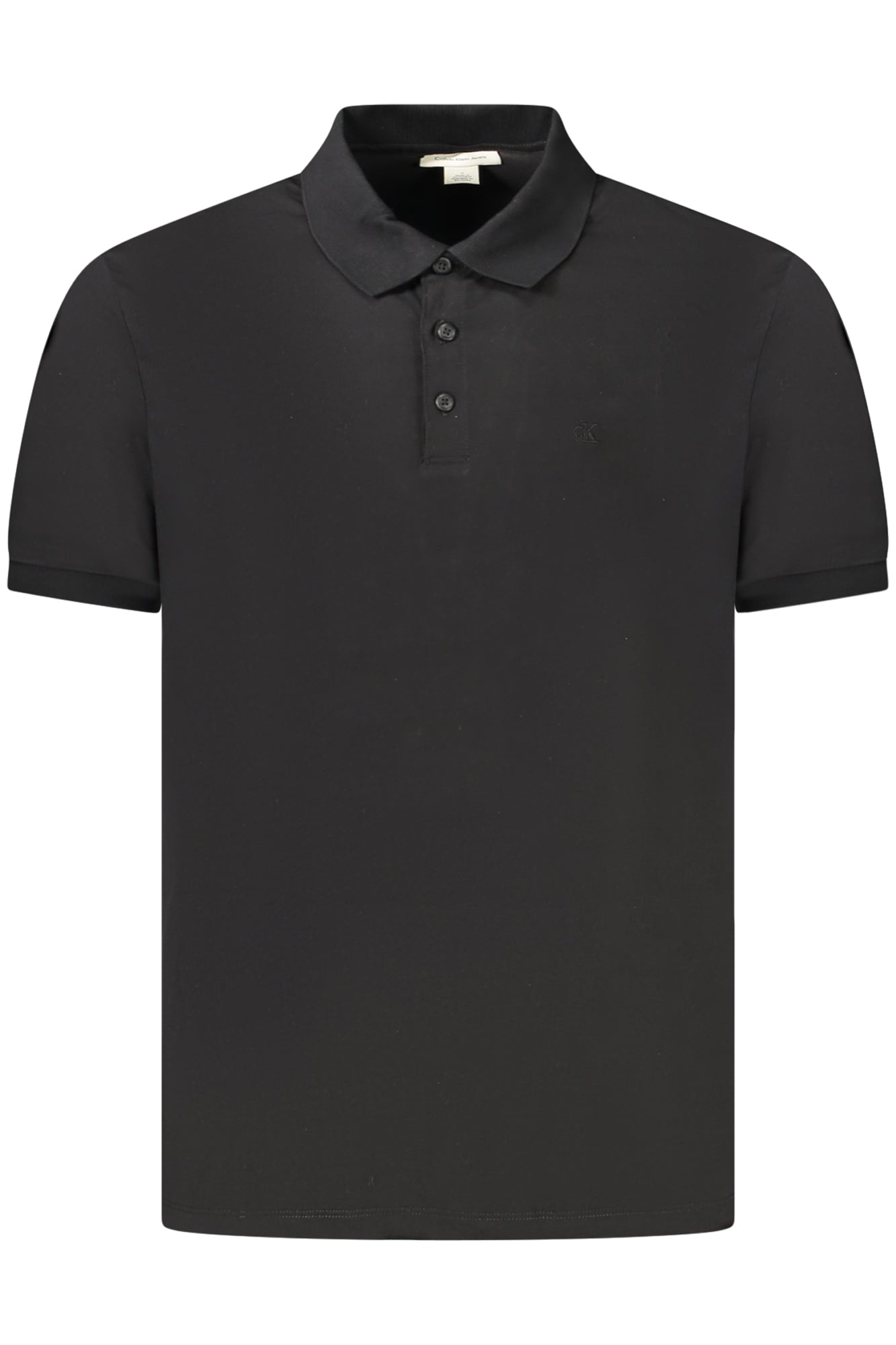 CALVIN KLEIN MENS SHORT SLEEVE POLO BLACK