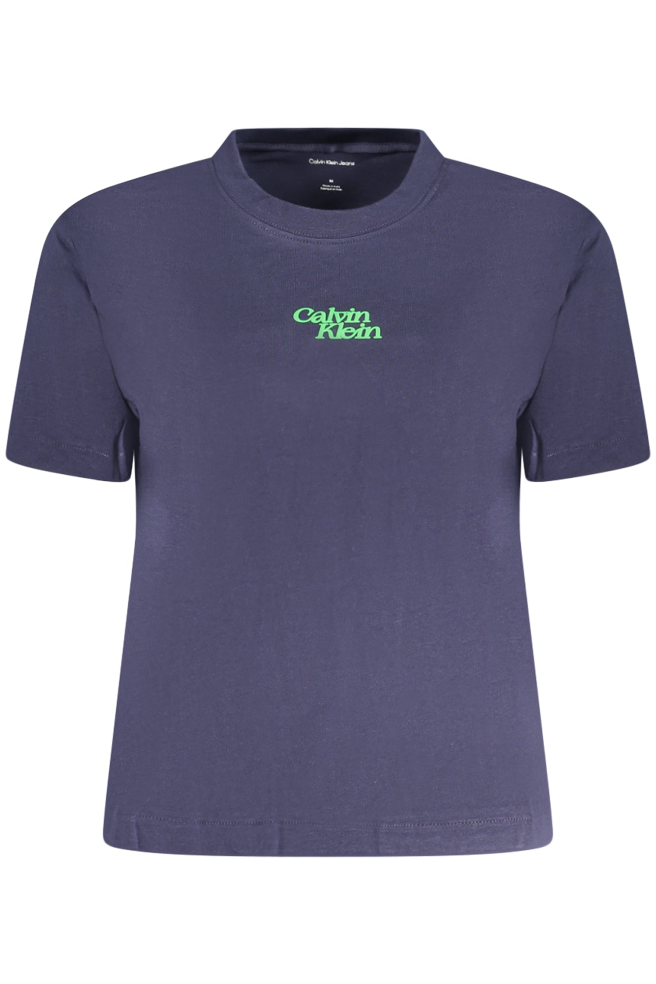 CALVIN KLEIN WOMENS SHORT SLEEVE T-SHIRT BLUE