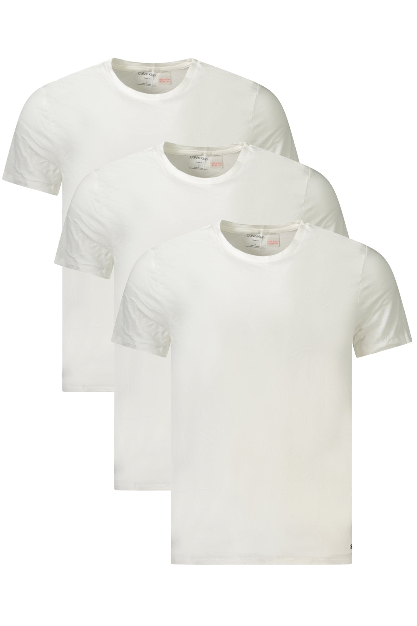 CALVIN KLEIN MENS SHORT SLEEVE T-SHIRT WHITE