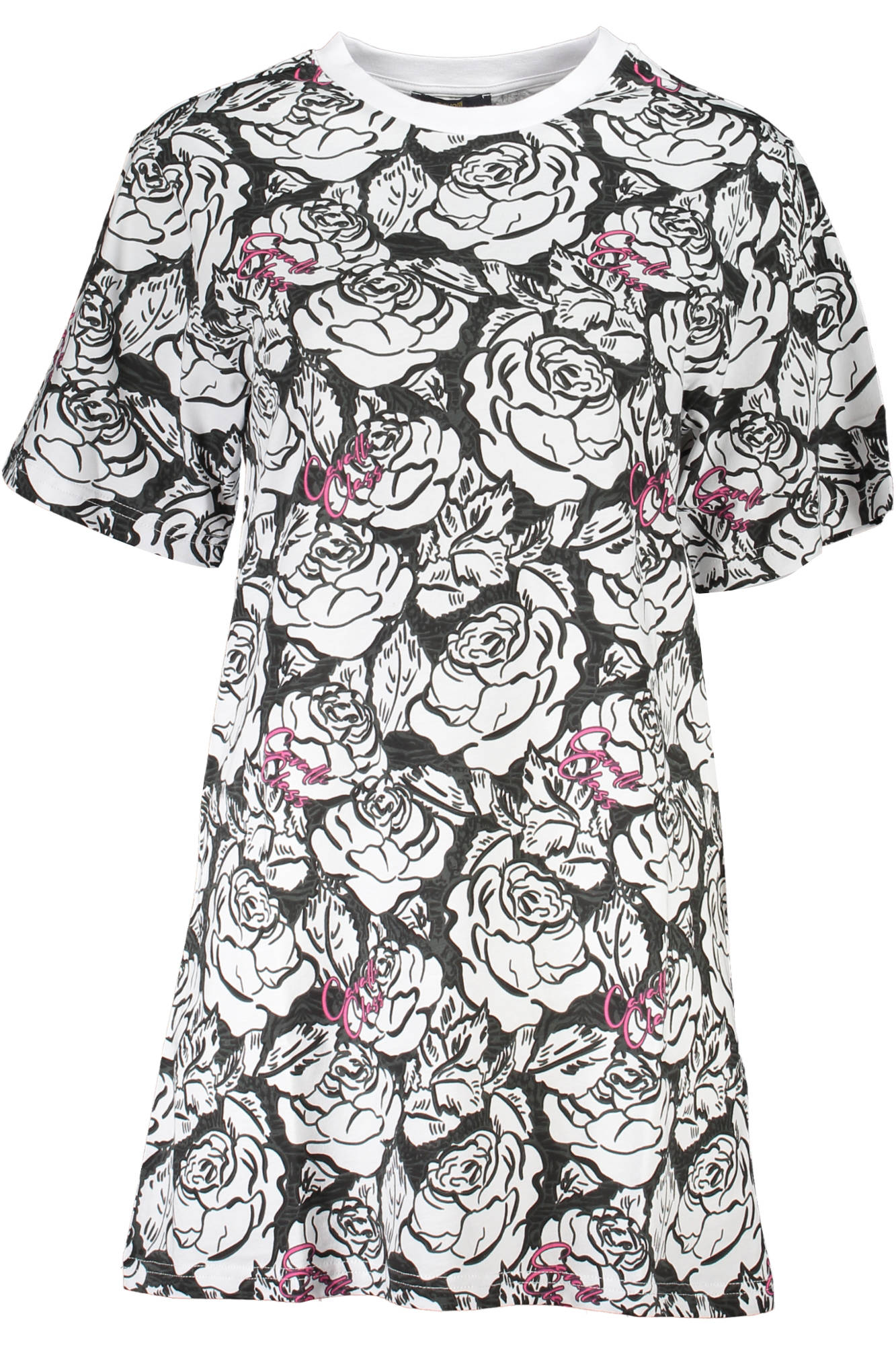 CAVALLI CLASS SHORT DRESS WOMEN WHITE
