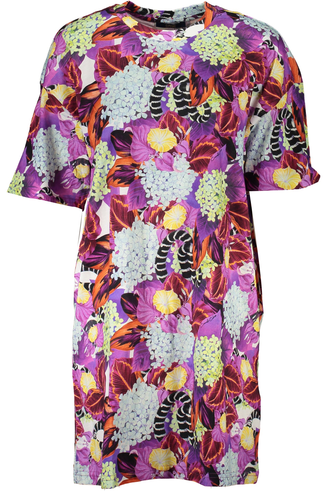 CAVALLI CLASS WOMENS SHORT DRESS PURPLE