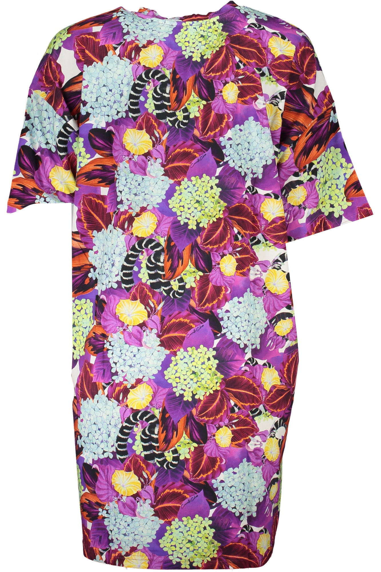 CAVALLI CLASS WOMENS SHORT DRESS PURPLE