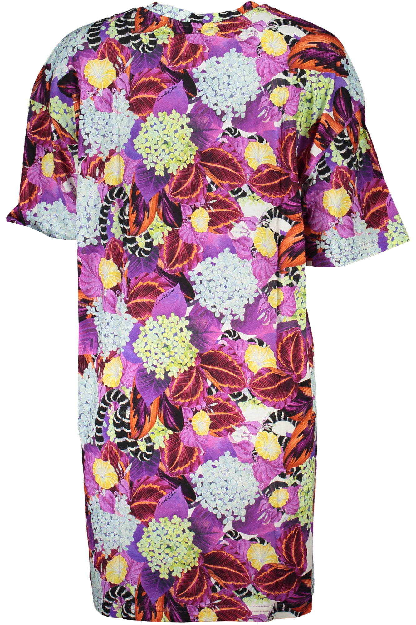 CAVALLI CLASS WOMENS SHORT DRESS PURPLE
