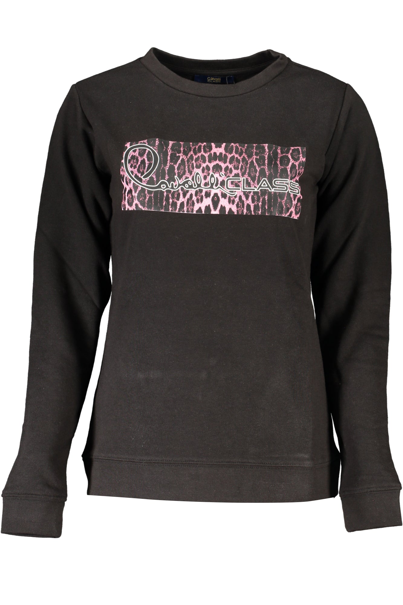 CAVALLI CLASS WOMENS ZIPLESS SWEATSHIRT BLACK