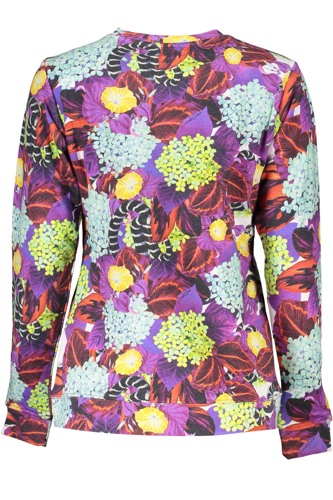 CAVALLI CLASS WOMENS SWEATSHIRT WITHOUT ZIP PURPLE