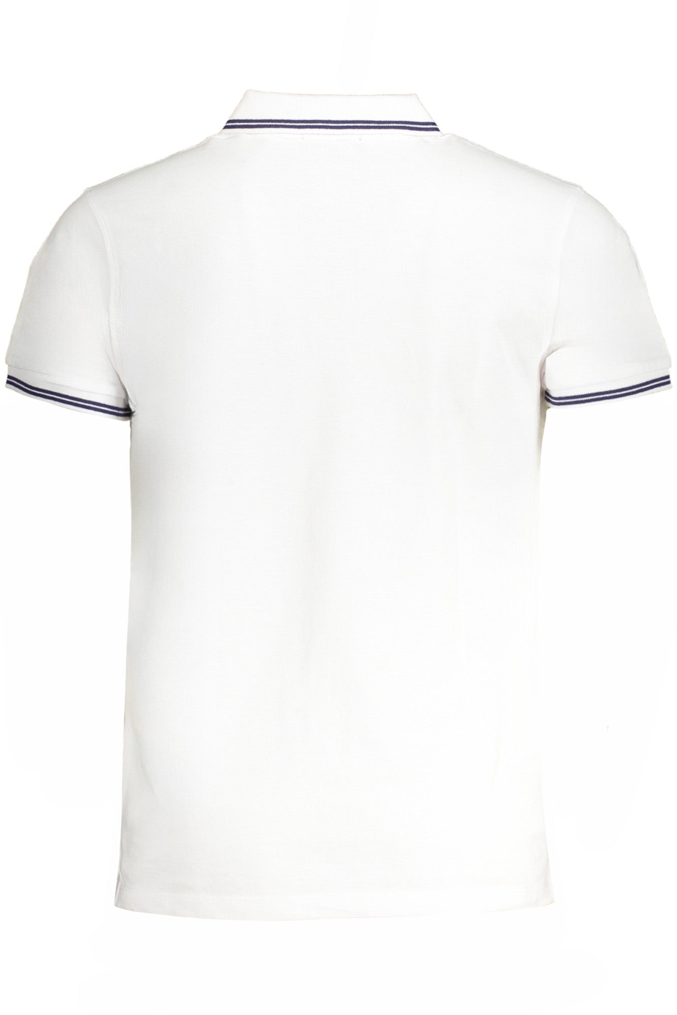 CAVALLI CLASS MENS WHITE SHORT SLEEVED POLO SHIRT