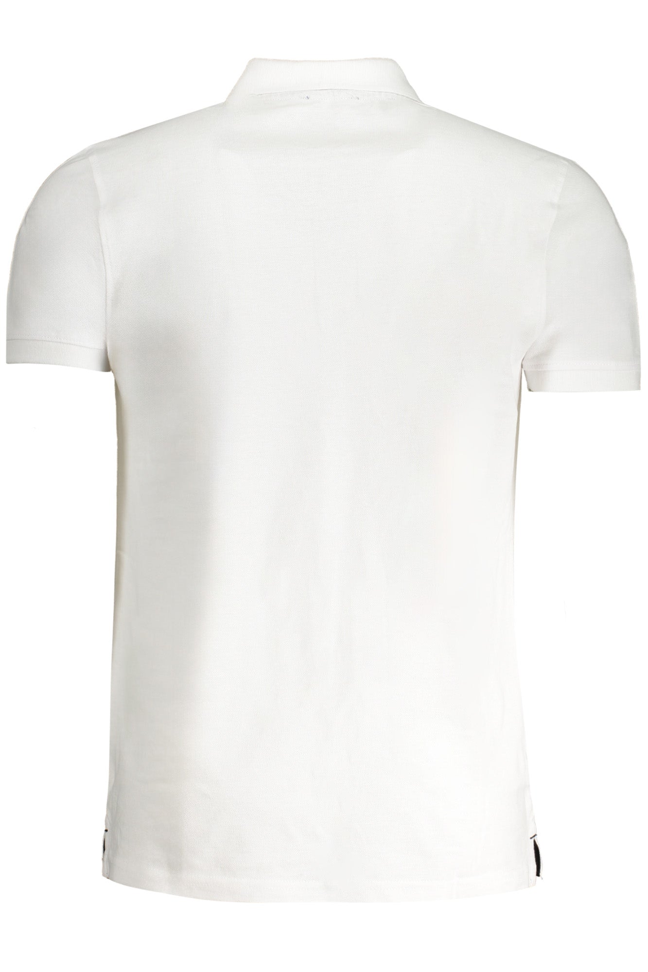 CAVALLI CLASS MENS WHITE SHORT SLEEVED POLO SHIRT