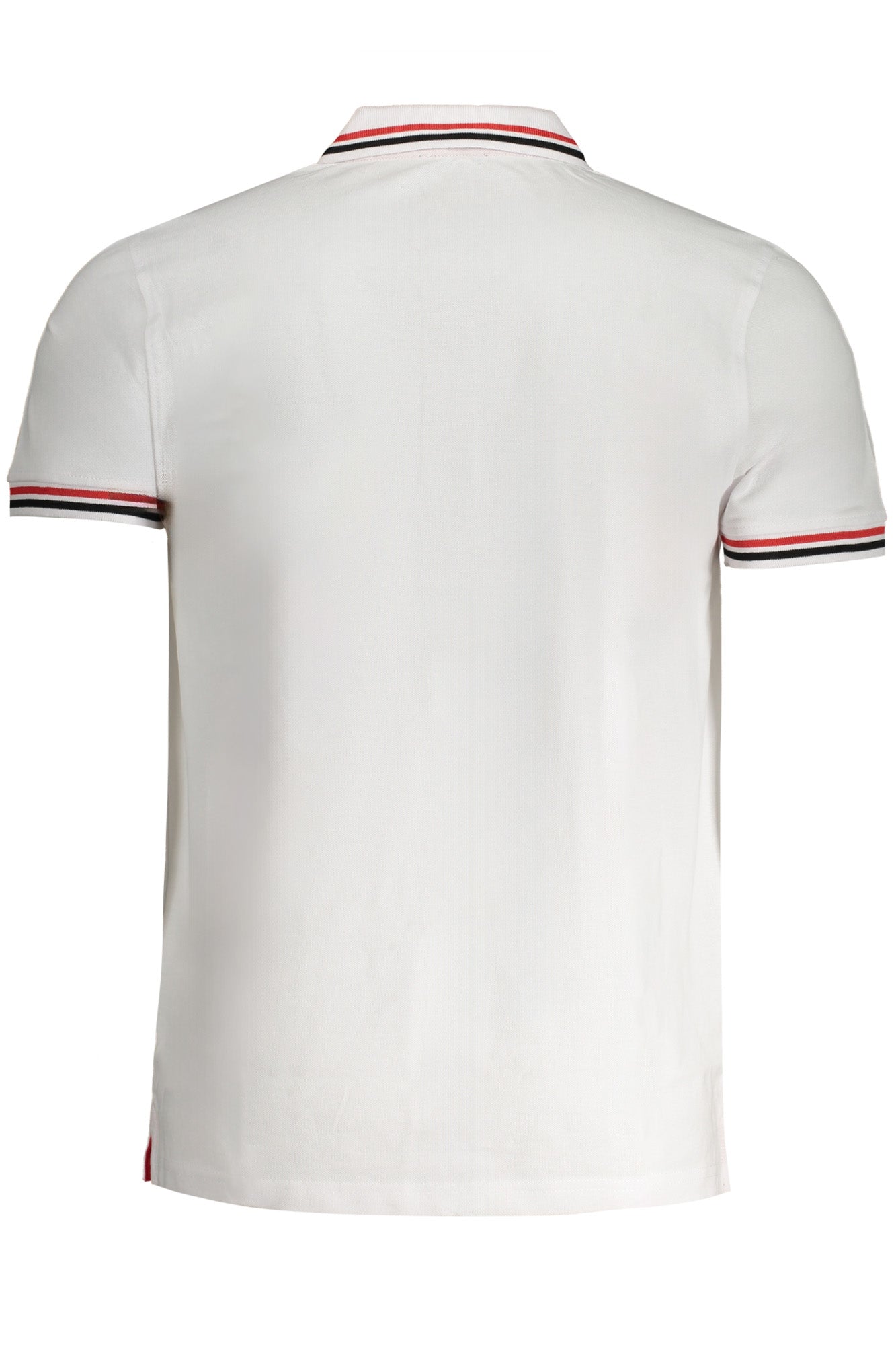CAVALLI CLASS MENS WHITE SHORT SLEEVED POLO SHIRT