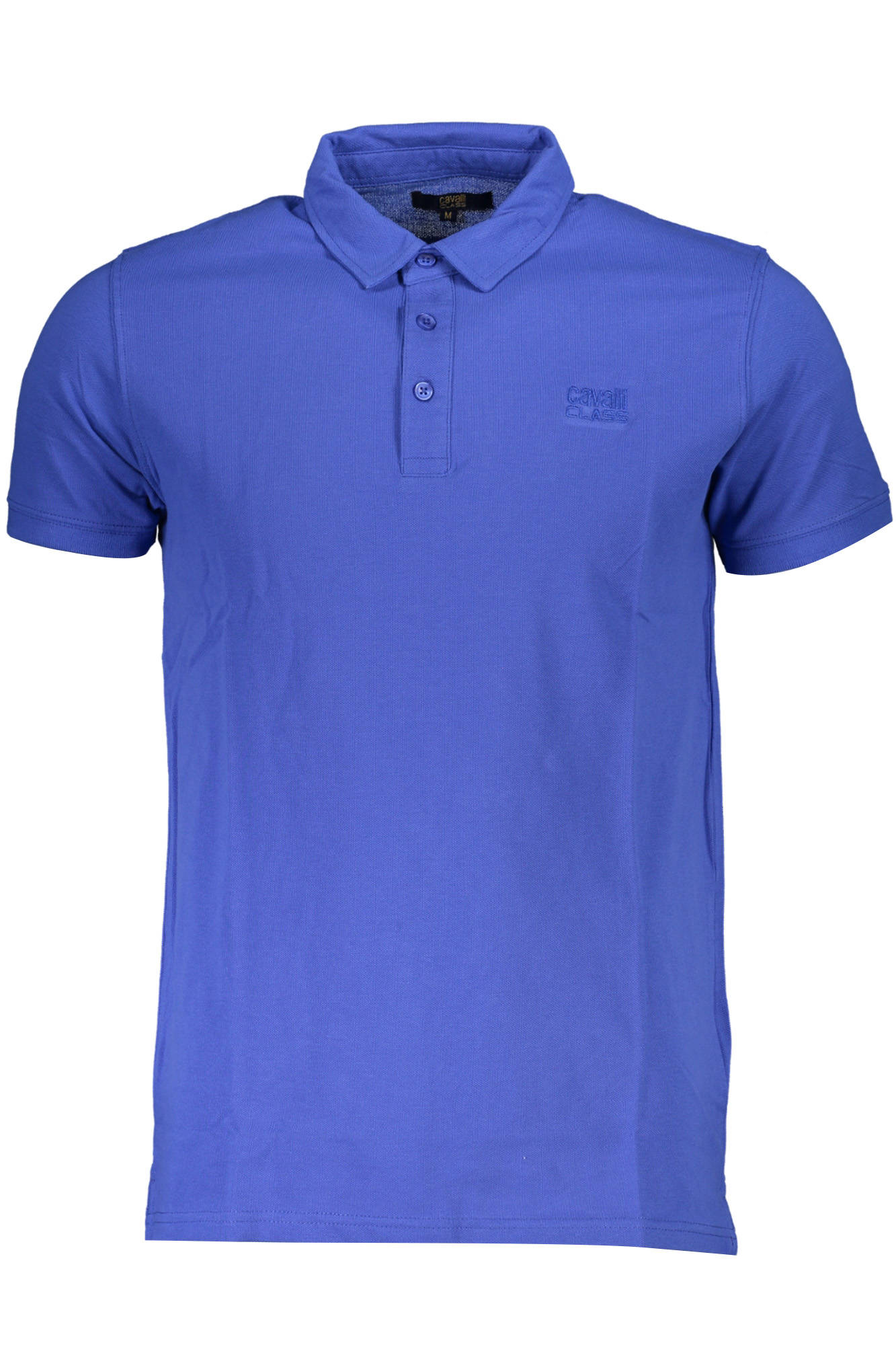 CAVALLI CLASS POLO SHORT SLEEVE MAN BLUE