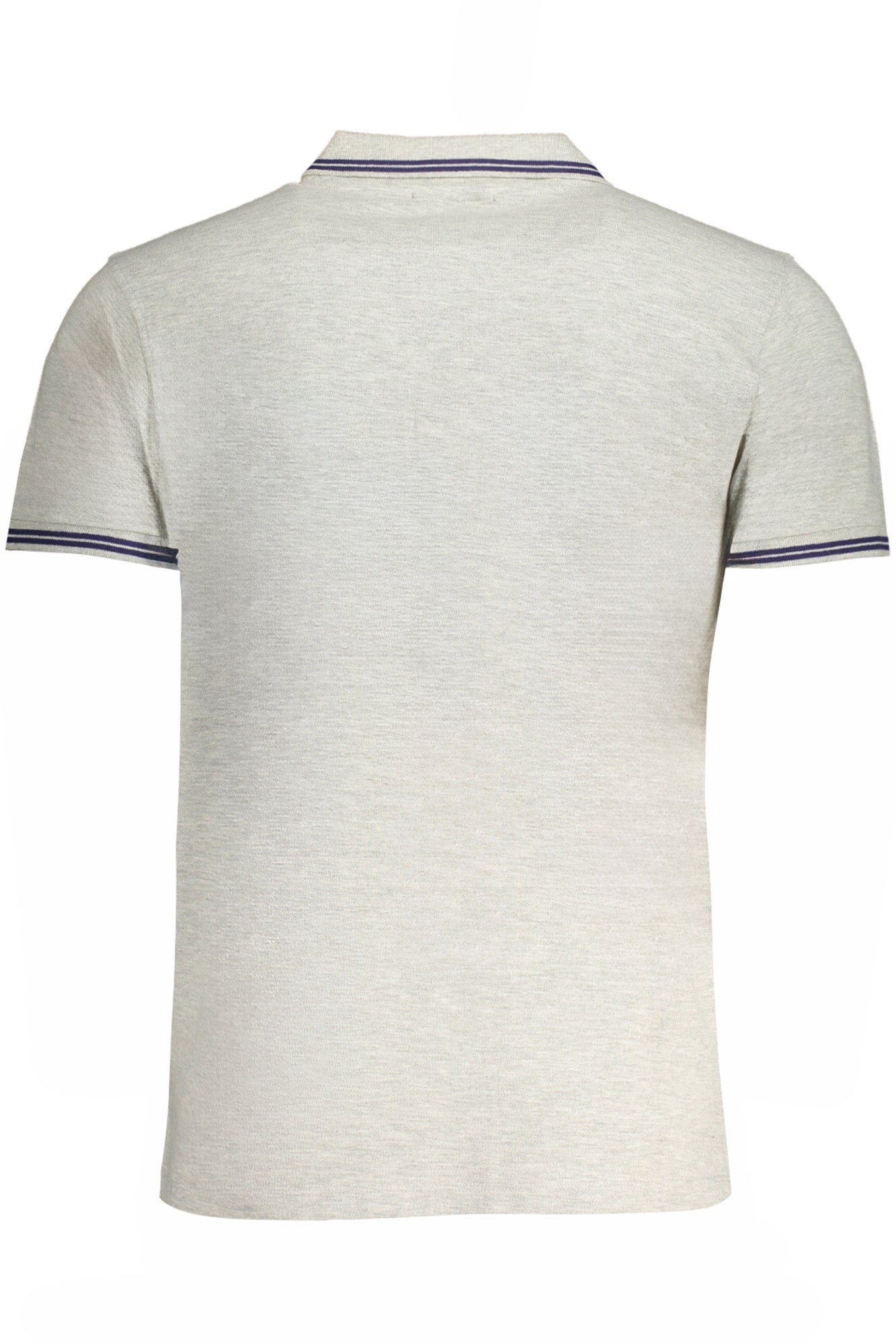 CAVALLI CLASS MENS GRAY SHORT SLEEVED POLO SHIRT