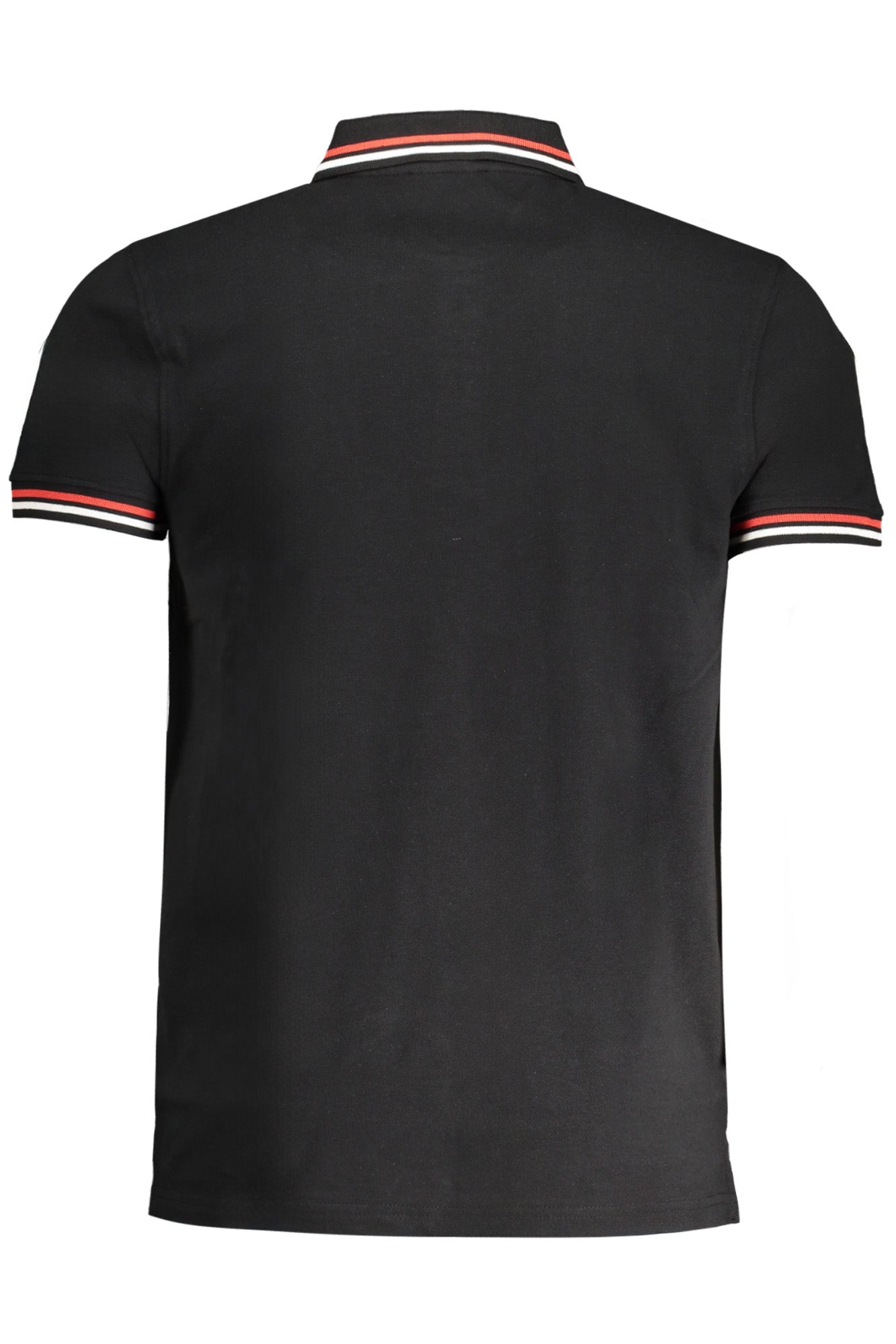 CAVALLI CLASS MENS SHORT SLEEVED POLO SHIRT BLACK