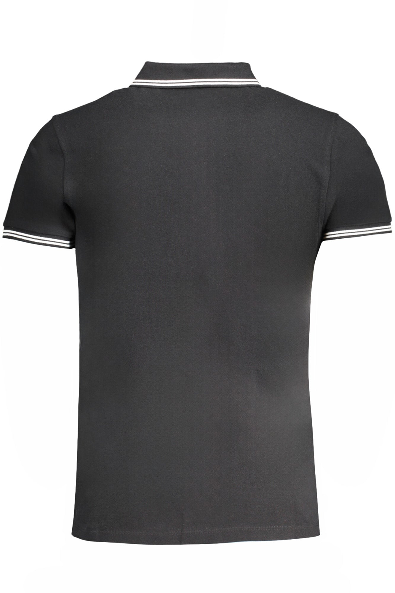 CAVALLI CLASS MENS SHORT SLEEVED POLO SHIRT BLACK