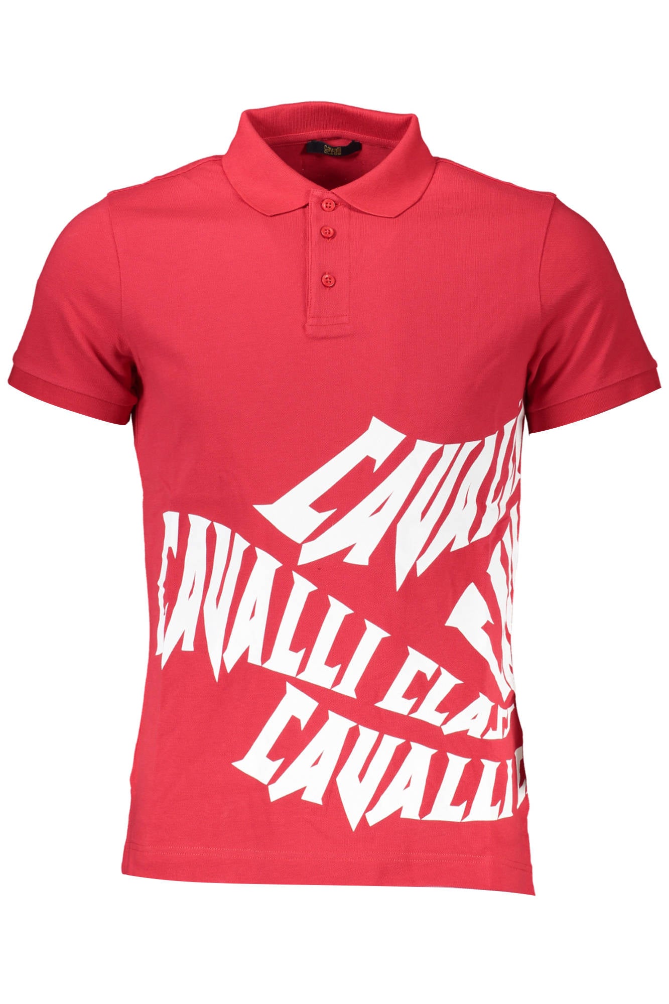 CAVALLI CLASS POLO SHORT SLEEVES MEN RED