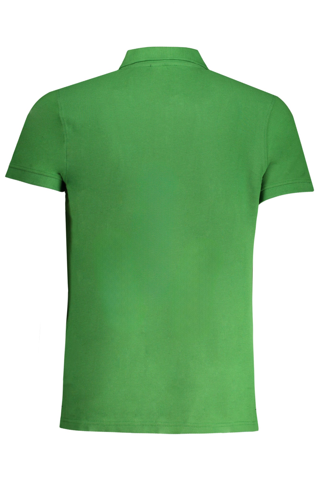 CAVALLI CLASS MENS GREEN SHORT SLEEVED POLO SHIRT